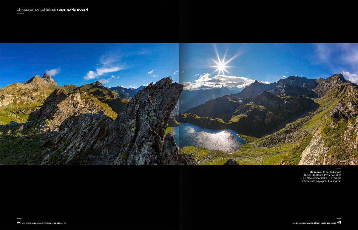 Le Lac Bleu et le Viso