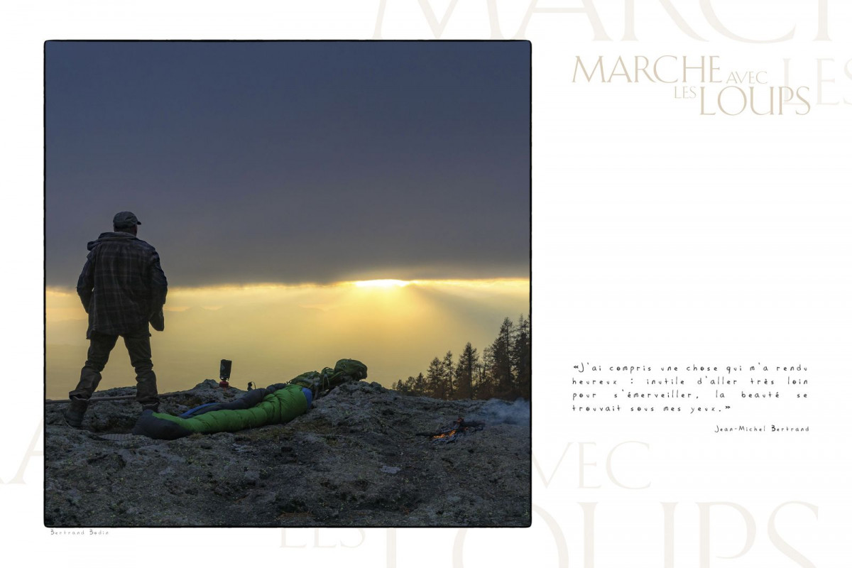 Marche avec les loups, exposition photographique de Bertrand Bodin, Jean-Michel Bertrand