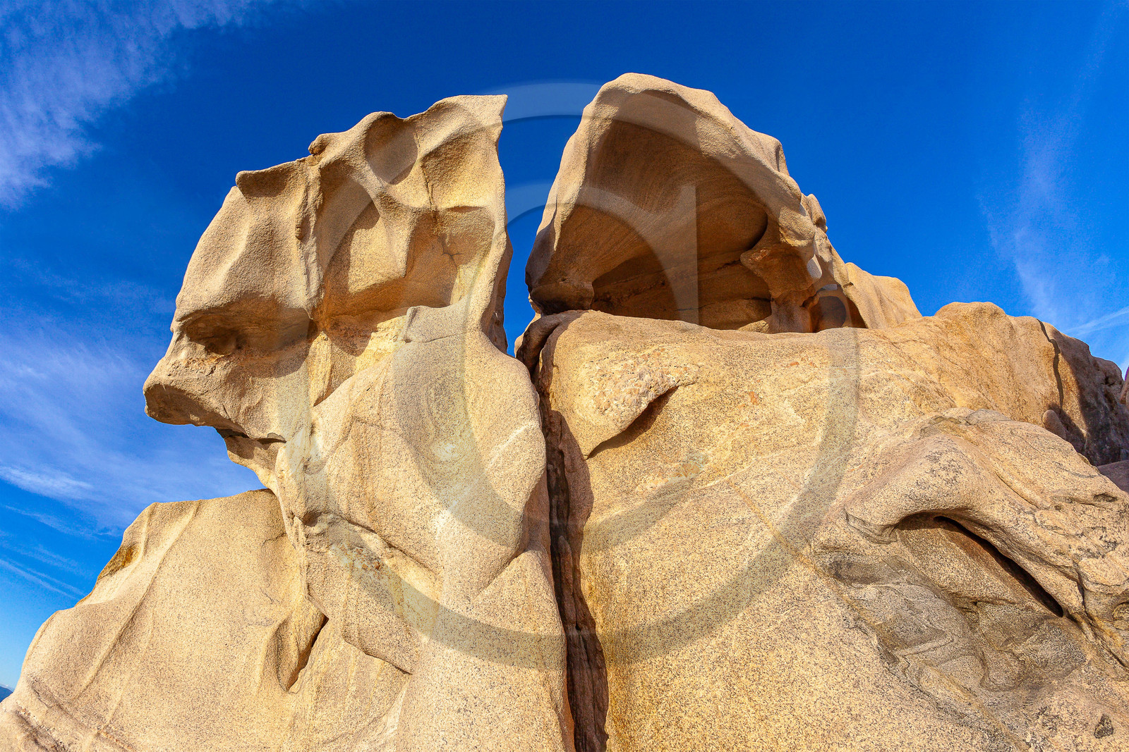 Taffoni, rochers de granit à Campomoro