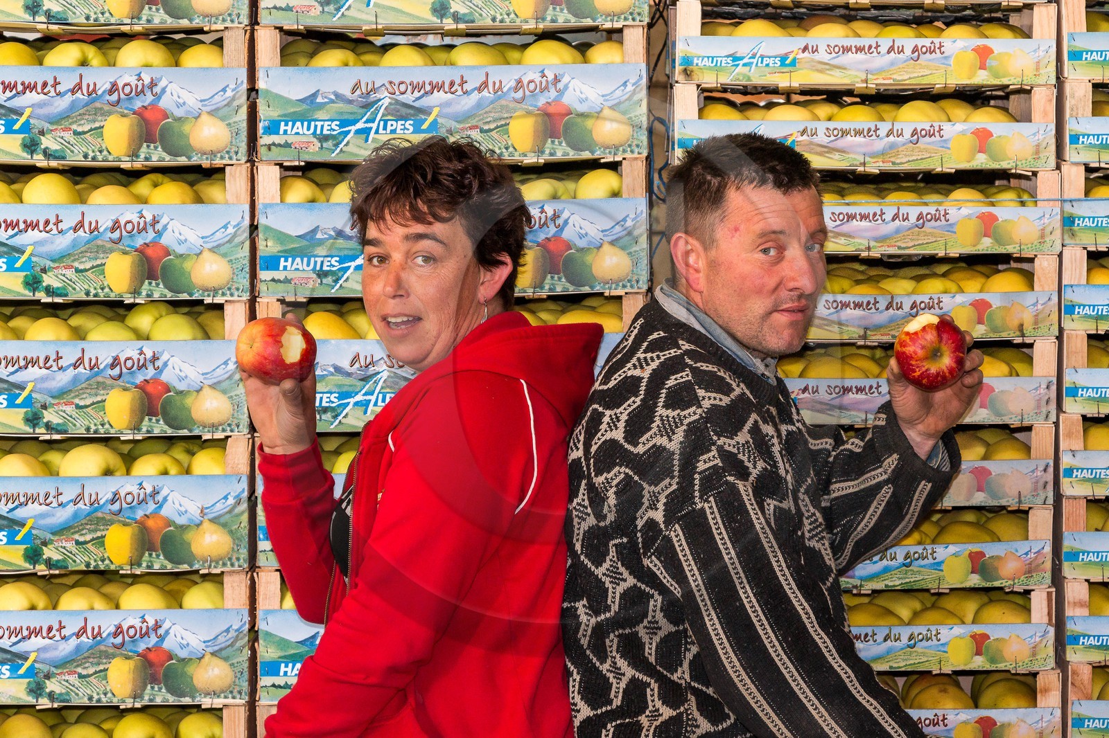 Noëlle et Franck Jacob, producteurs de fruits