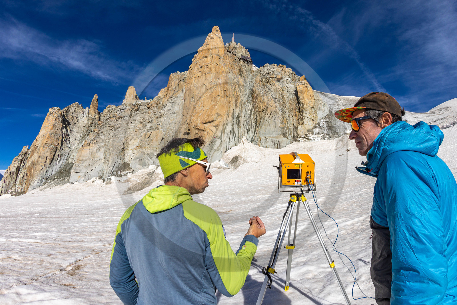 Géomorphologie à l'Aiguille du Midi
