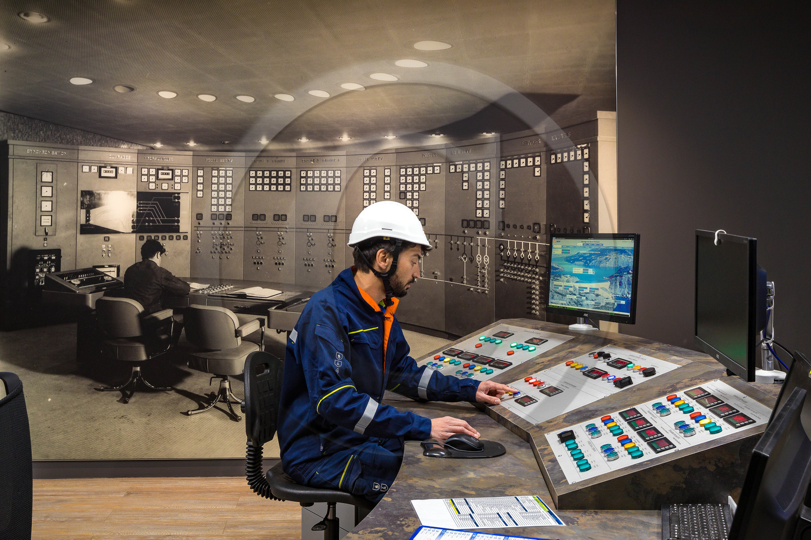 Barrage de Serre-Ponçon, usine hydroélectrique EDF