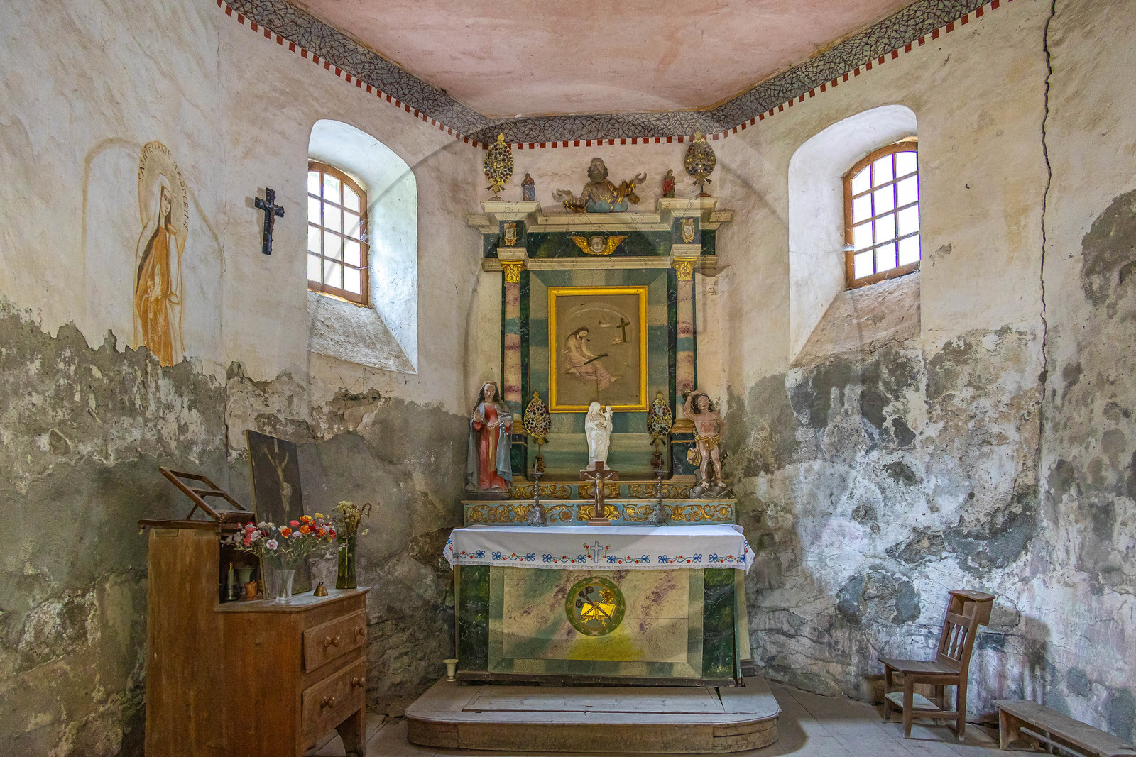 Les Contamines-Montjoie , chapelle du Baptieu