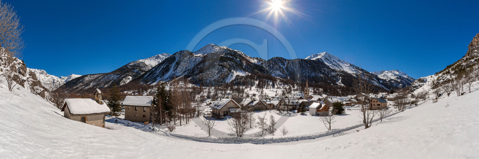 Vallée de la Clarée, village de Névache
