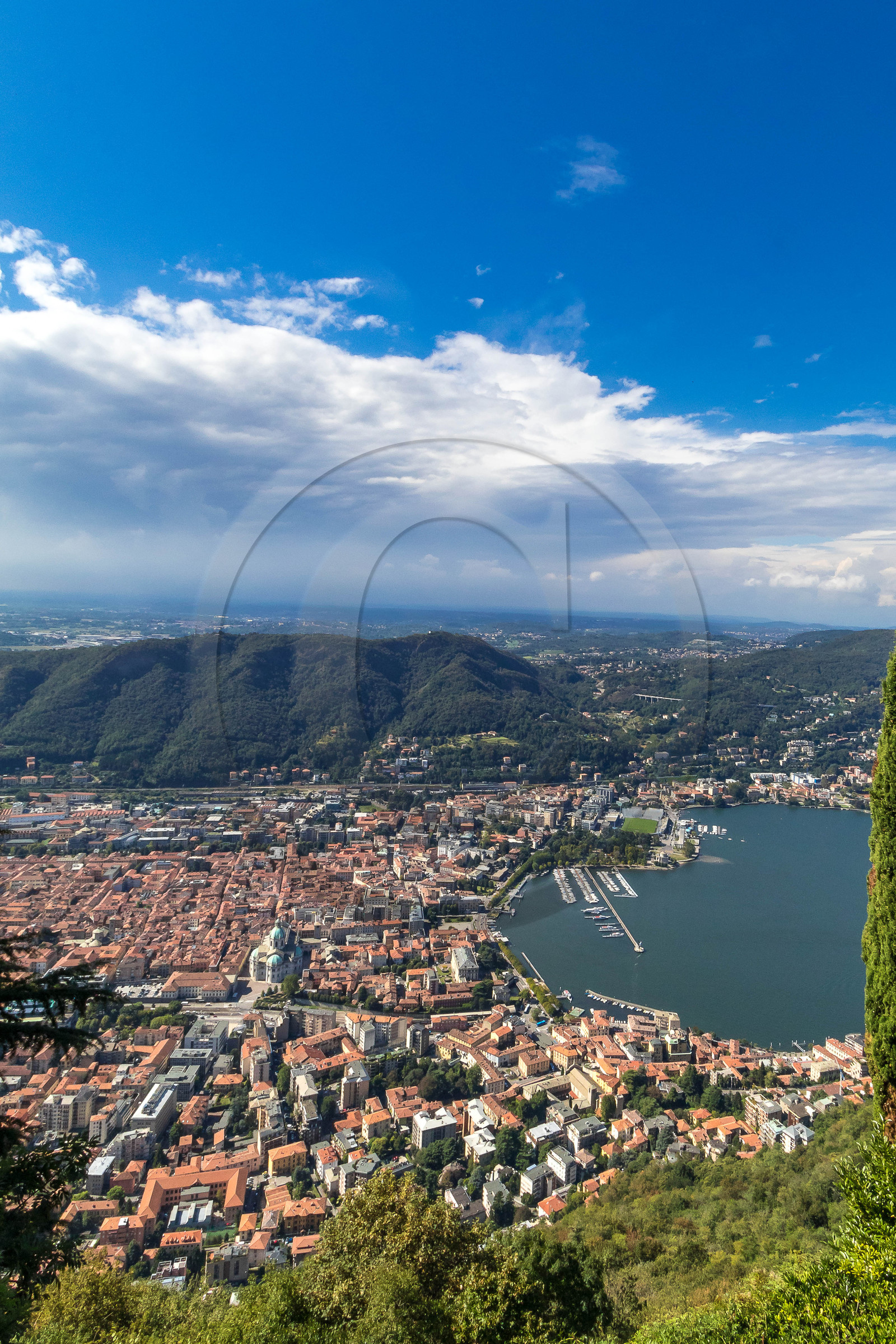 Côme vu de Brunate