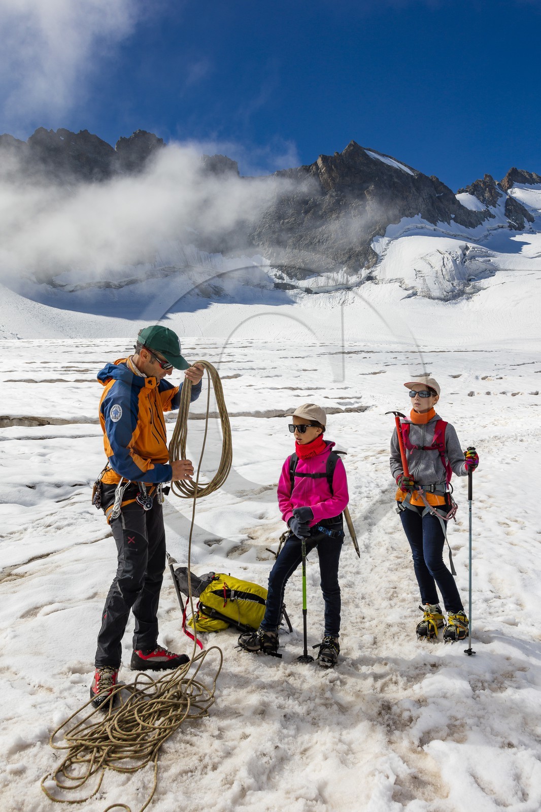 Découverte des glaciers avec Christophe Dureau, guide de haute montagne