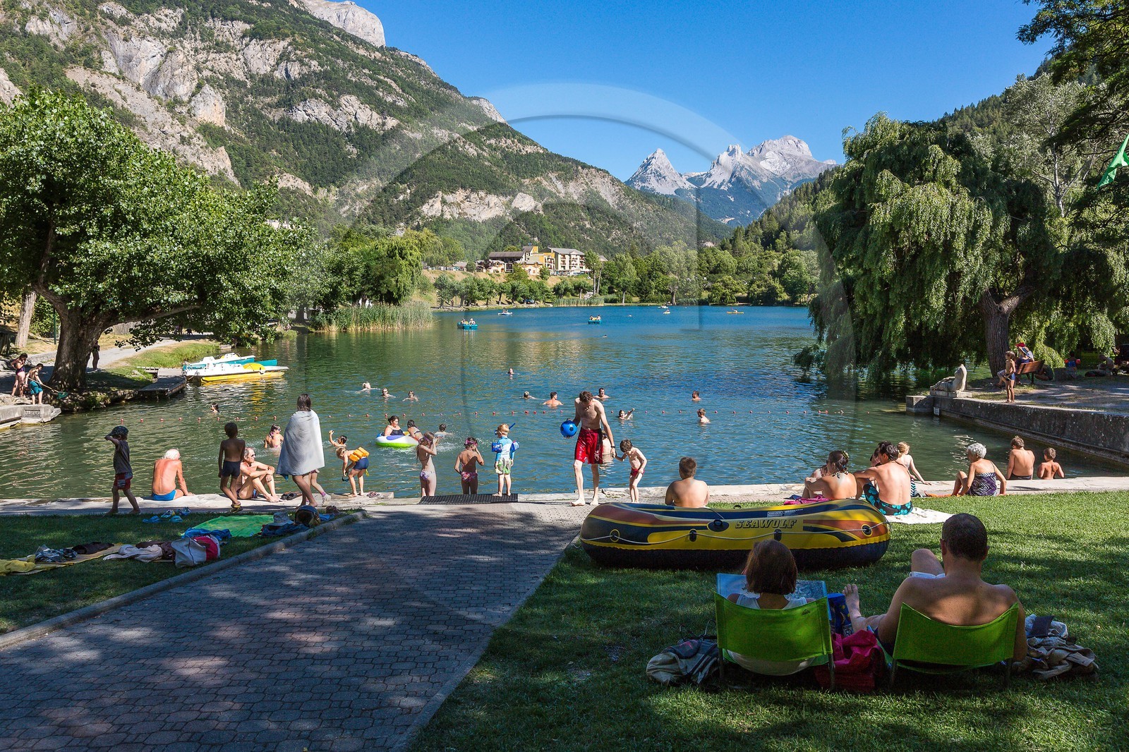 Lauzet-sur-Ubaye,, Lac du Lauzet
