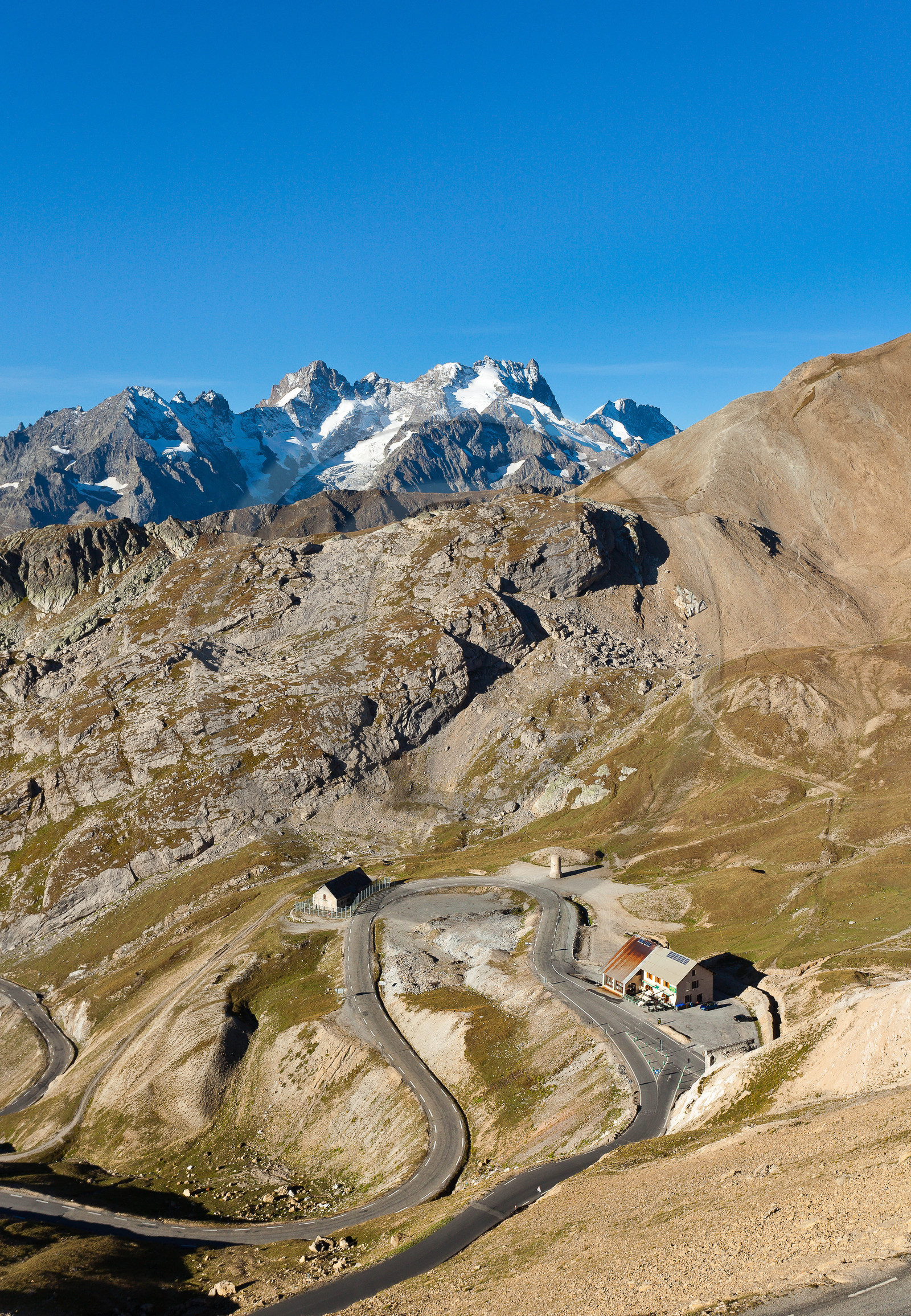 Col du Galibier, Col du Tour de France, altitude de 2 556 m.