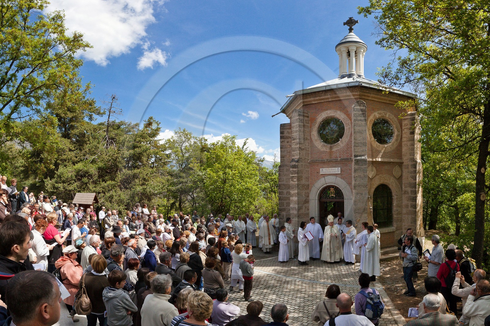 Bénédiction de la chapelle du Précieux-Sang