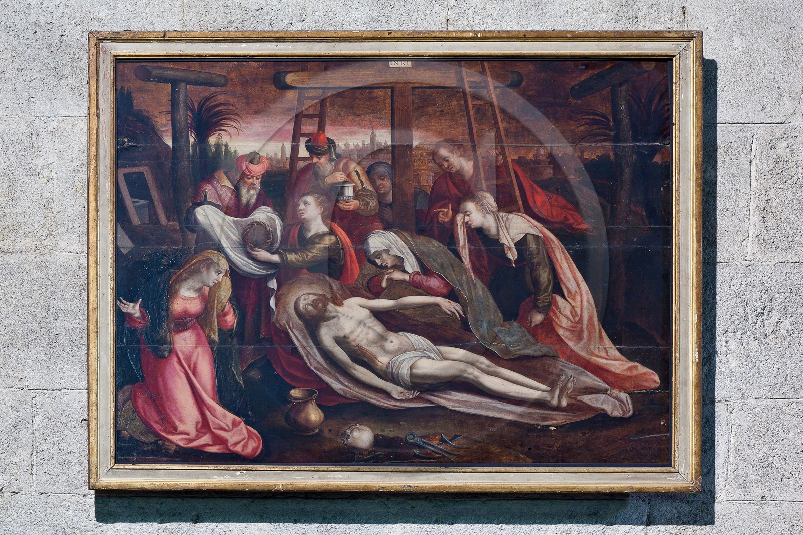 Prieuré Notre-Dame de Ganagobie,  tableau de l'abside gauche