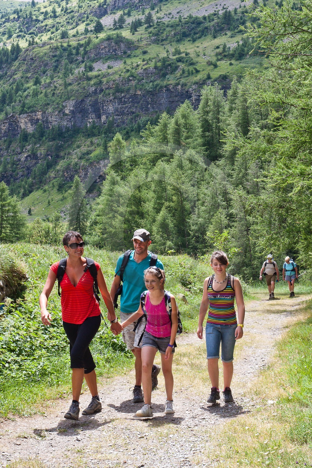 Randonnée famille montagne