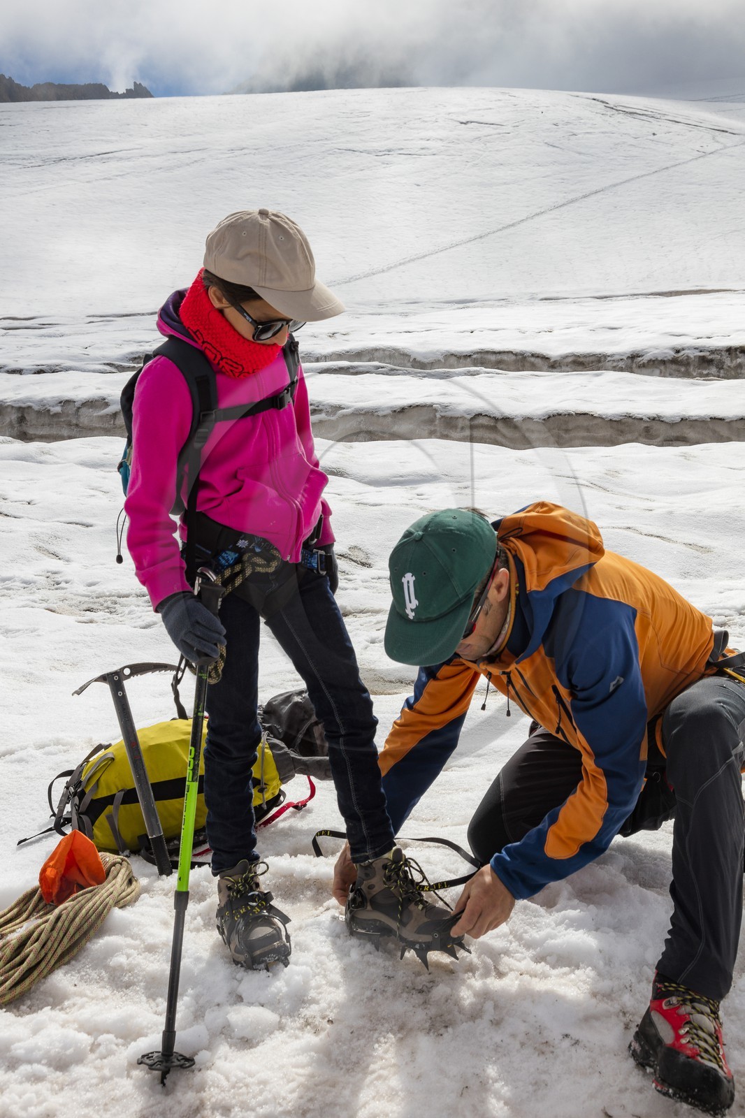 Découverte des glaciers avec Christophe Dureau, guide de haute montagne