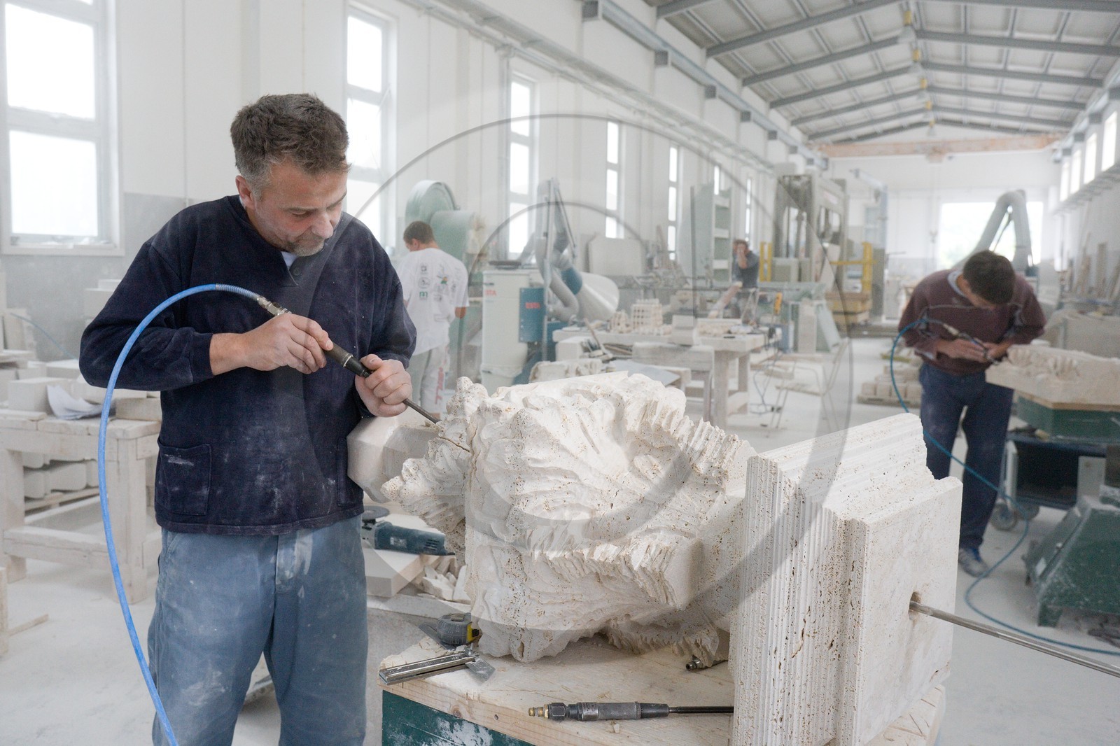 Pucisca, Atelier de restauration