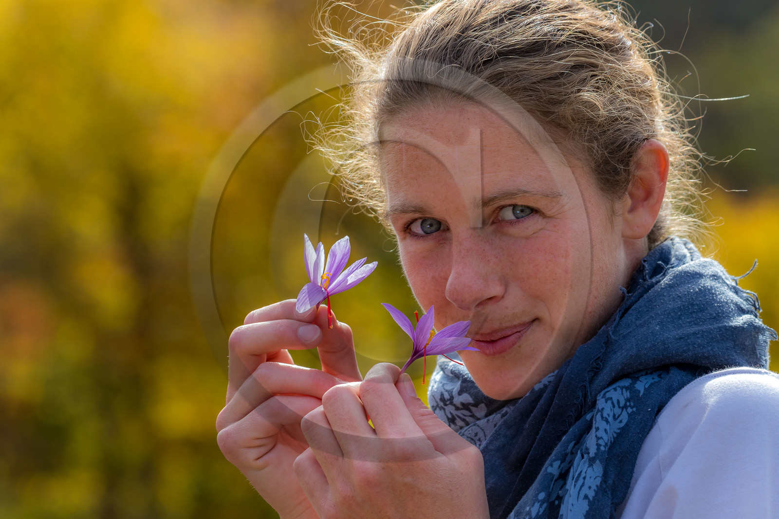 Melissa Bertrand-Pellisson,  safranière