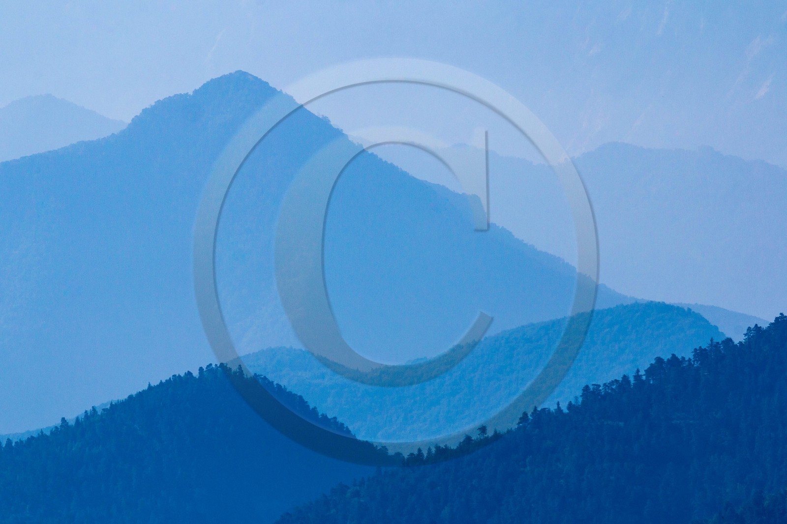 Les Monges, du col de la Pinée