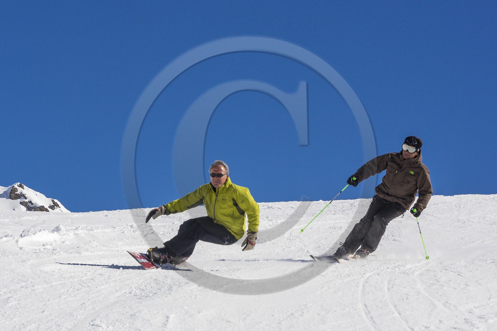 Station de ski d'Orcières 1850, ski et snowboard sur pistes