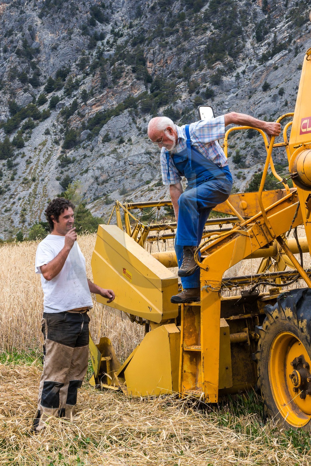 Ceillac, Christophe Gauthier, Exploitant agricole