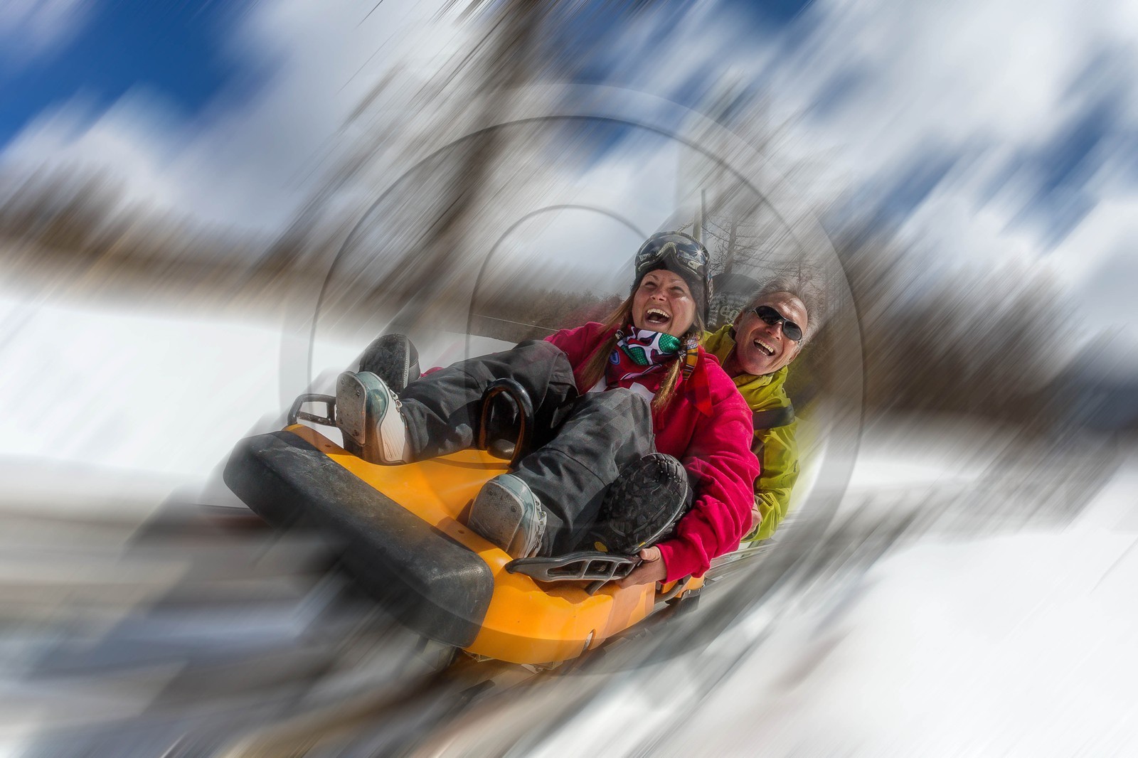 Les Orres, luge L'Orrian Express