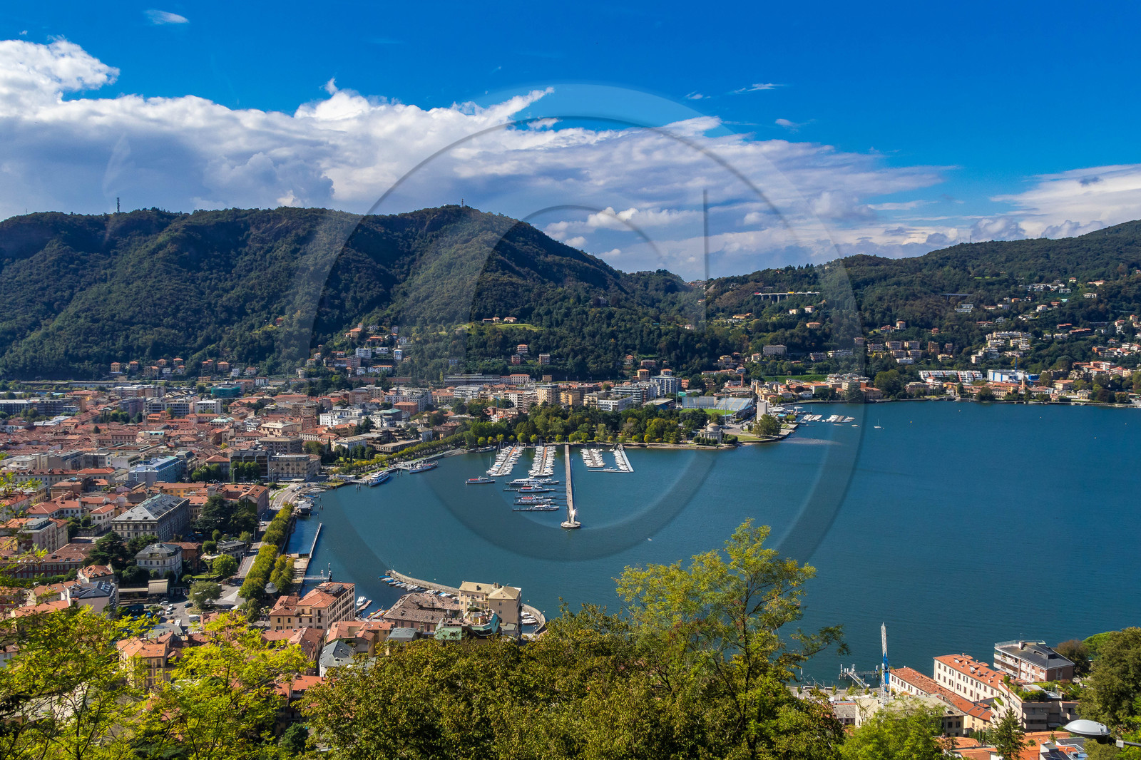 Côme vu de Brunate
