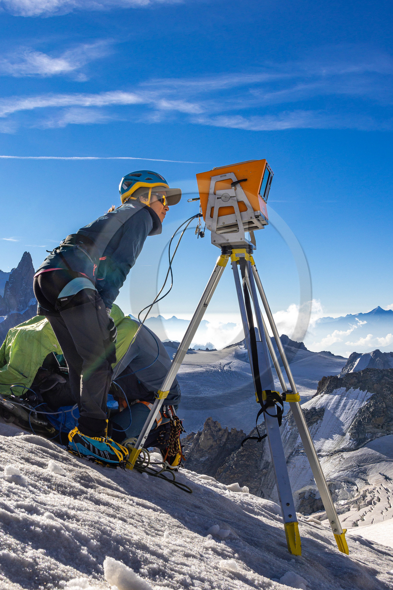 Géomorphologie à l'Aiguille du Midi