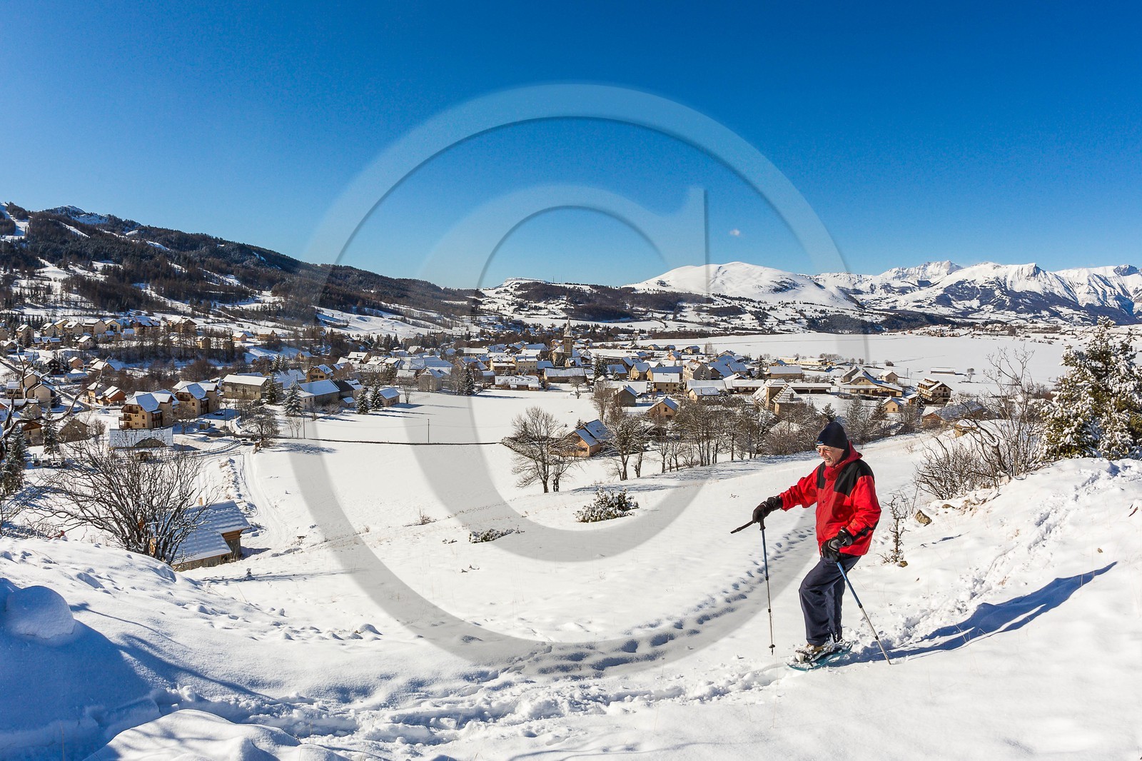 Ancelle, randonnée raquette à neige