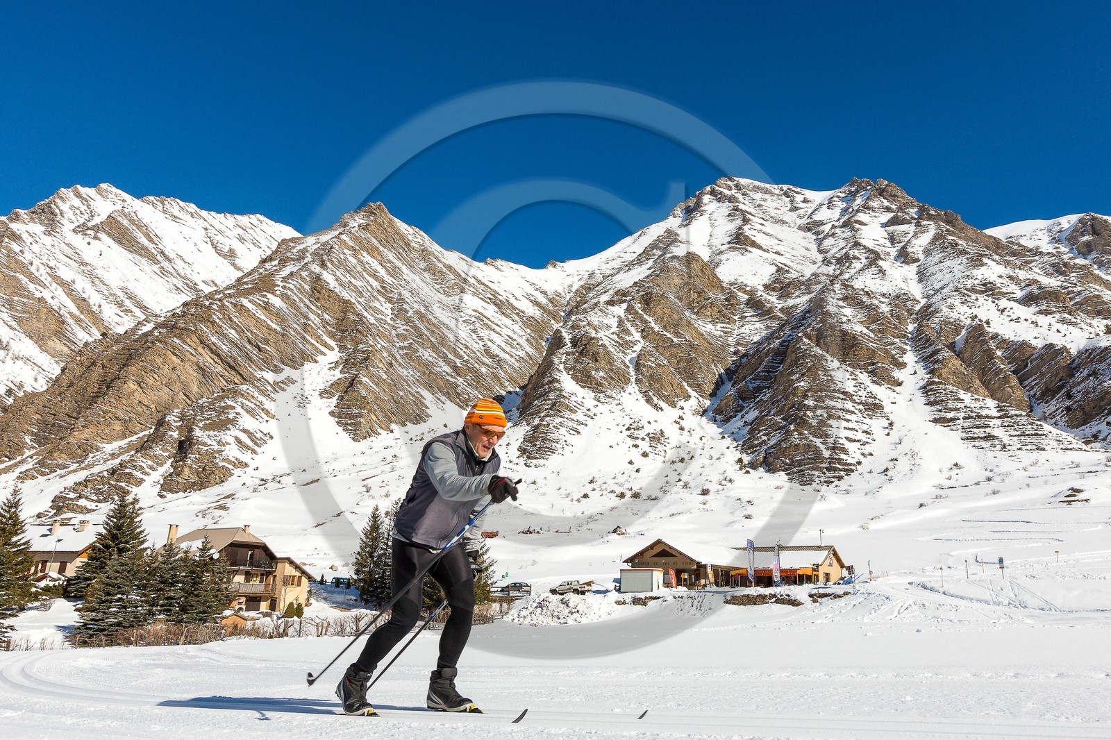 Crévoux, ski de fond