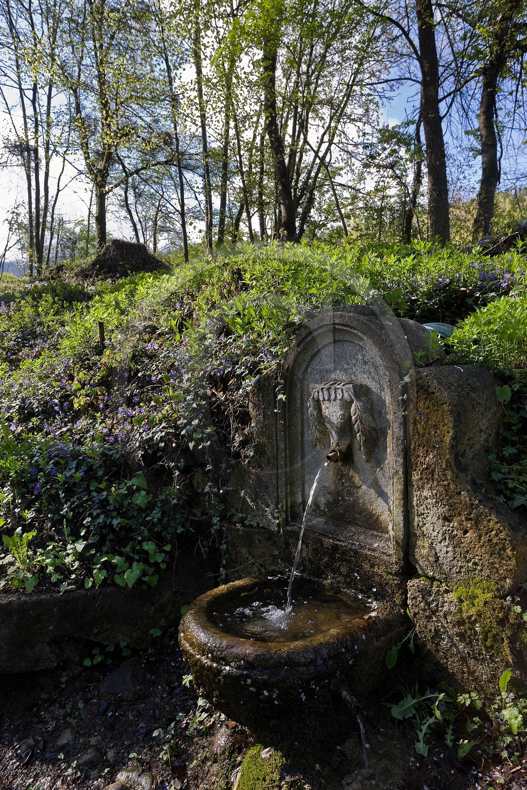 Château de Picomtal,  les jardins du château