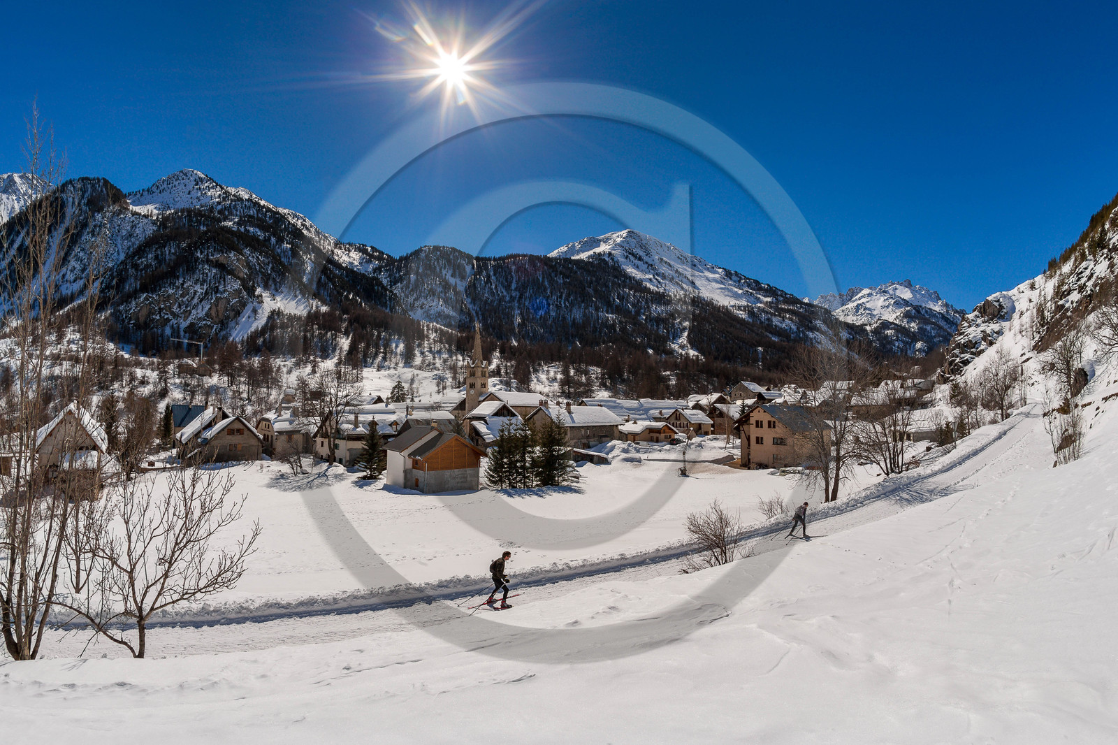 Vallée de la Clarée, village de Névache