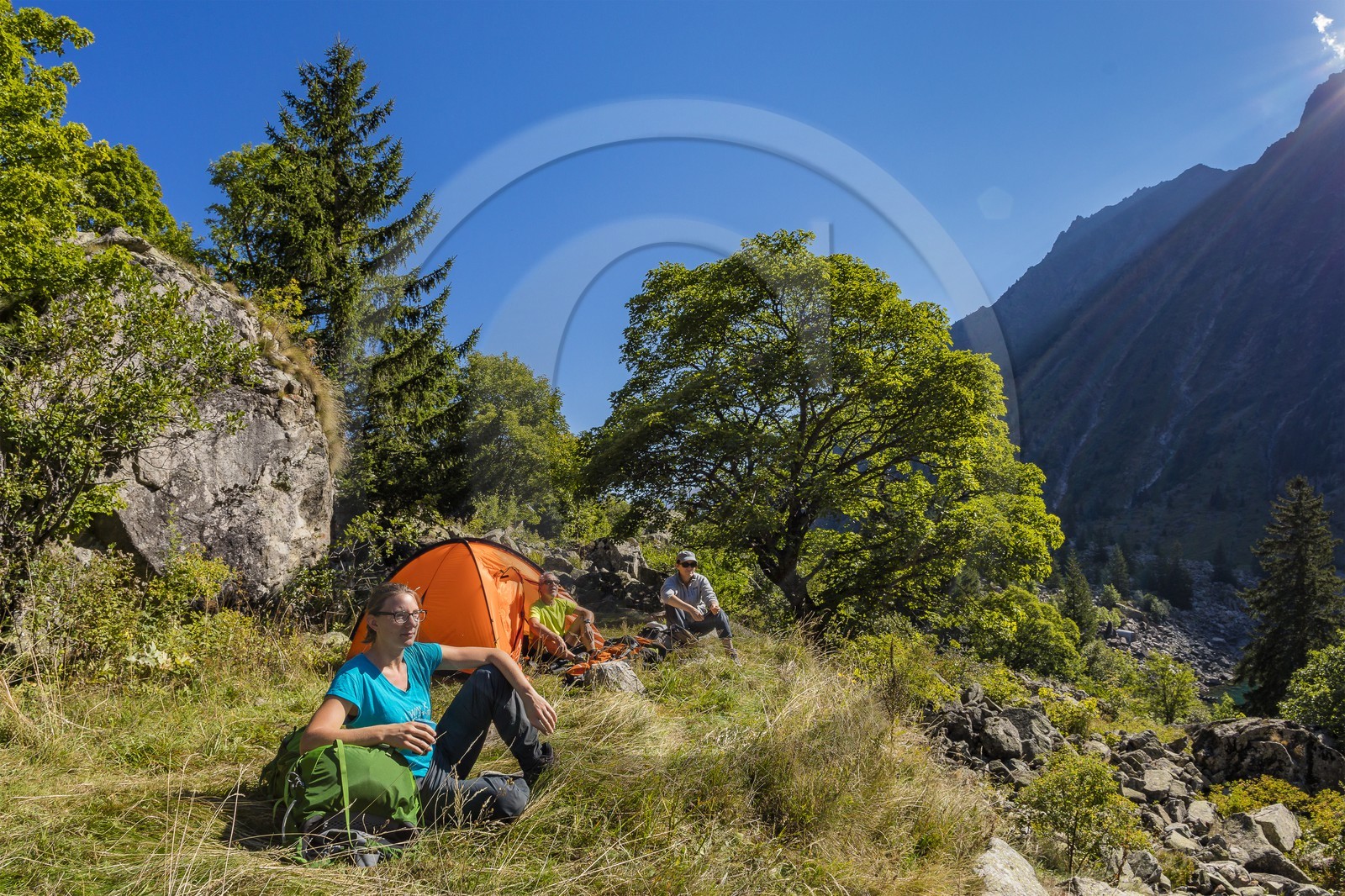 Randonnée pédestre sur le GR54