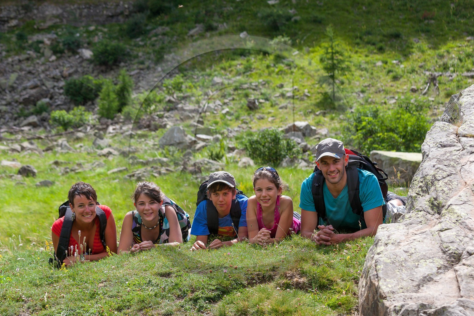 Randonnée famille montagne
