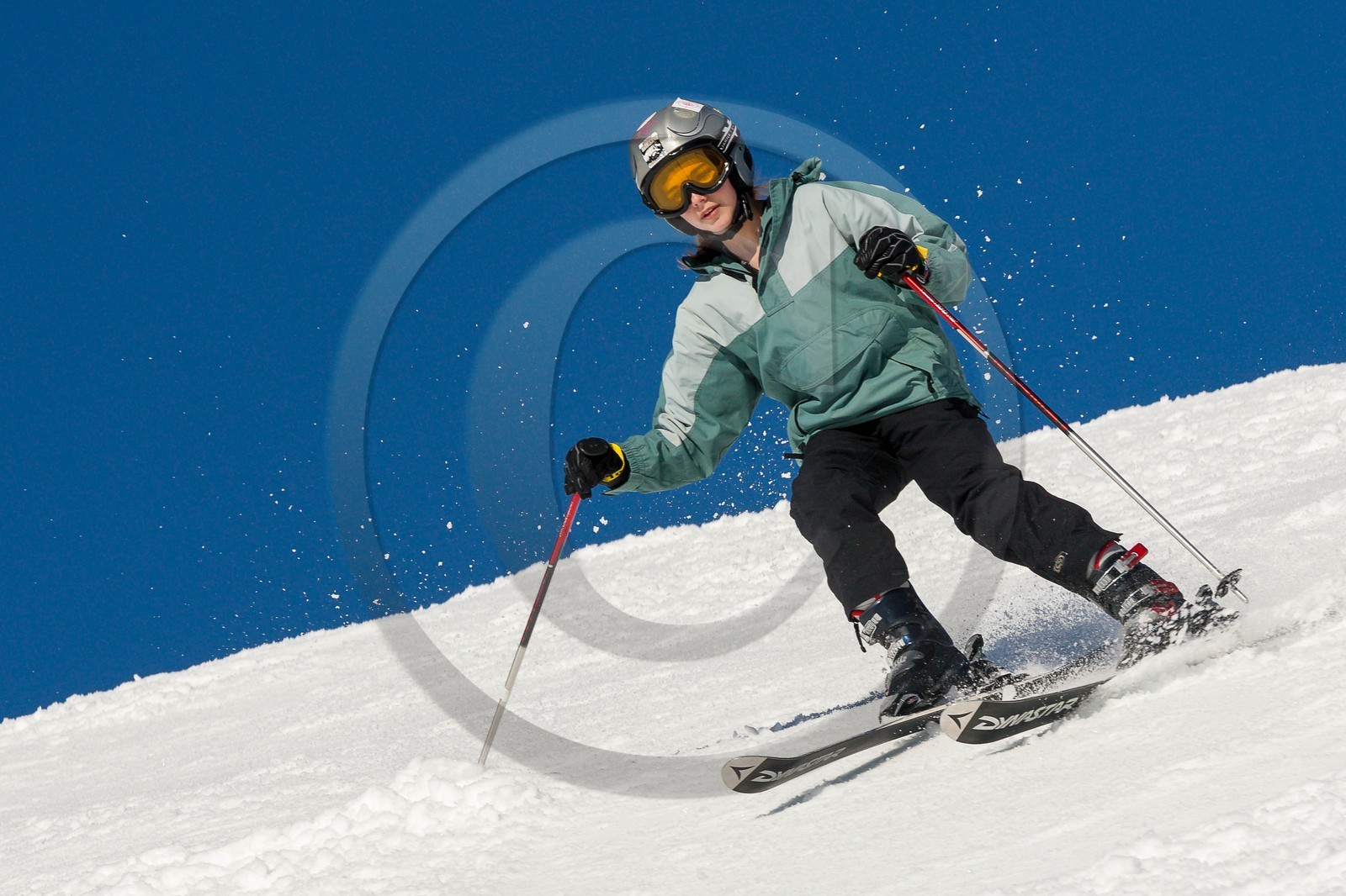 Ski enfant piste de ski