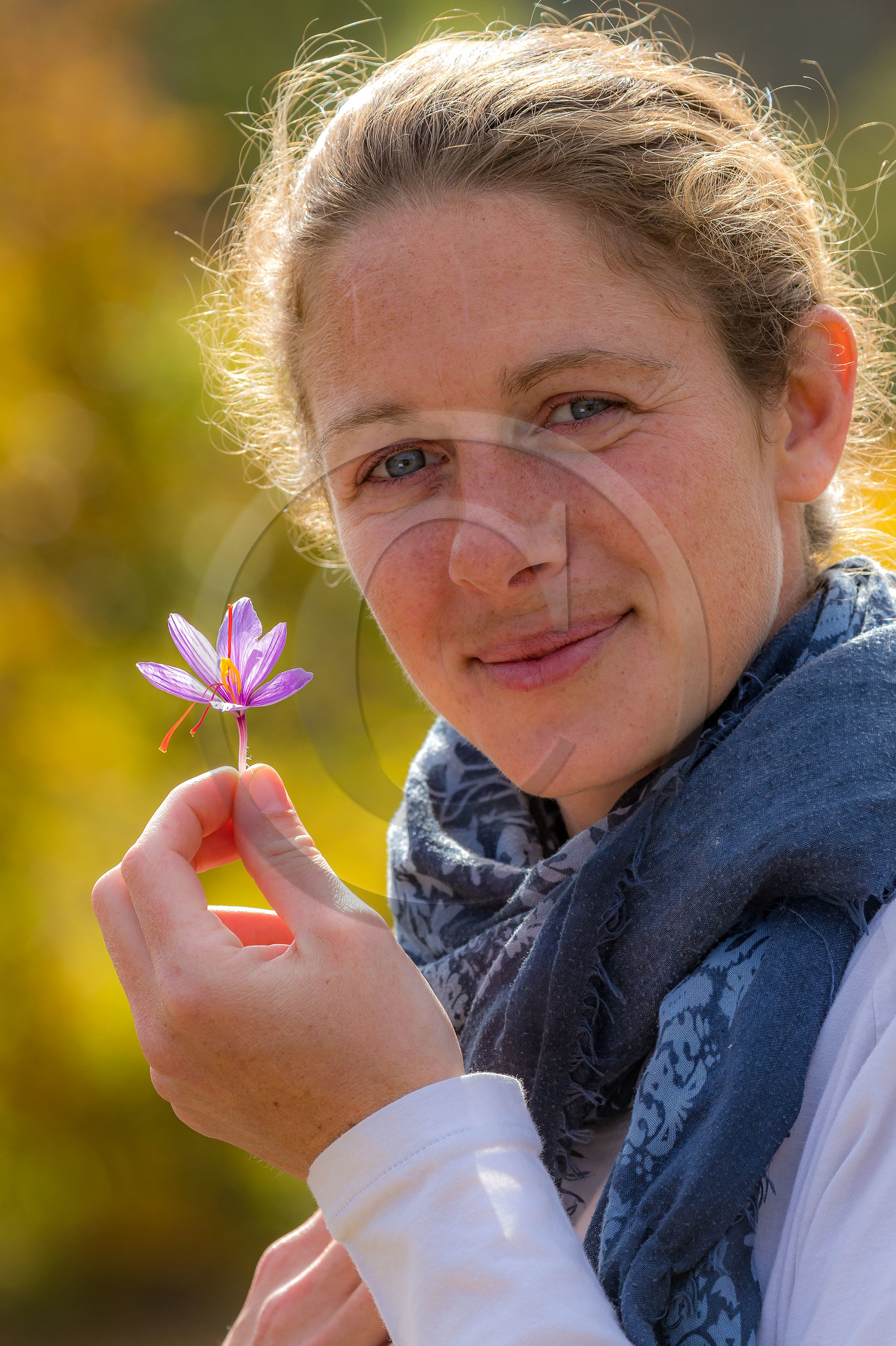 Melissa Bertrand-Pellisson,  safranière