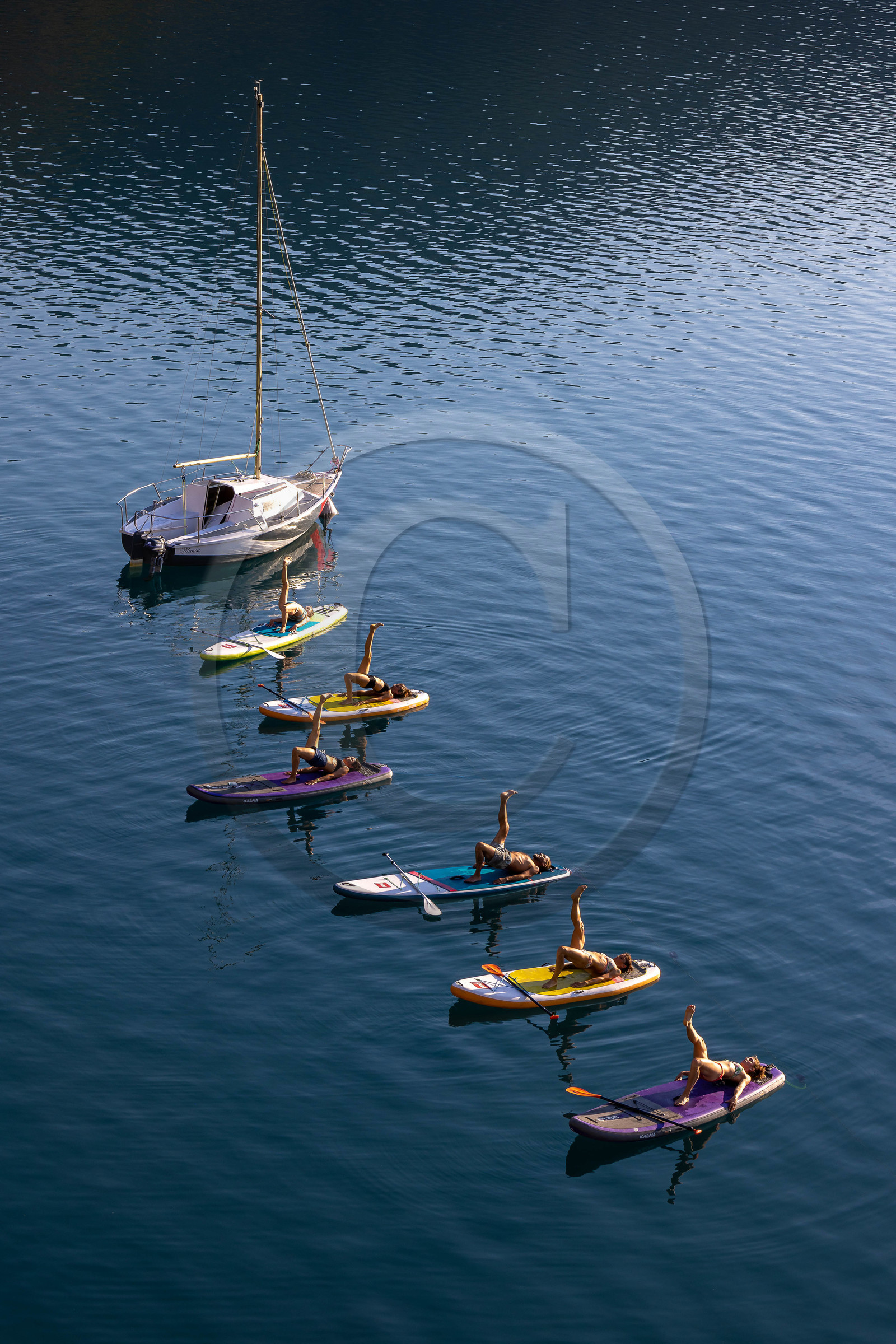 Yoga sur paddle, Serre-Ponçon Aloha