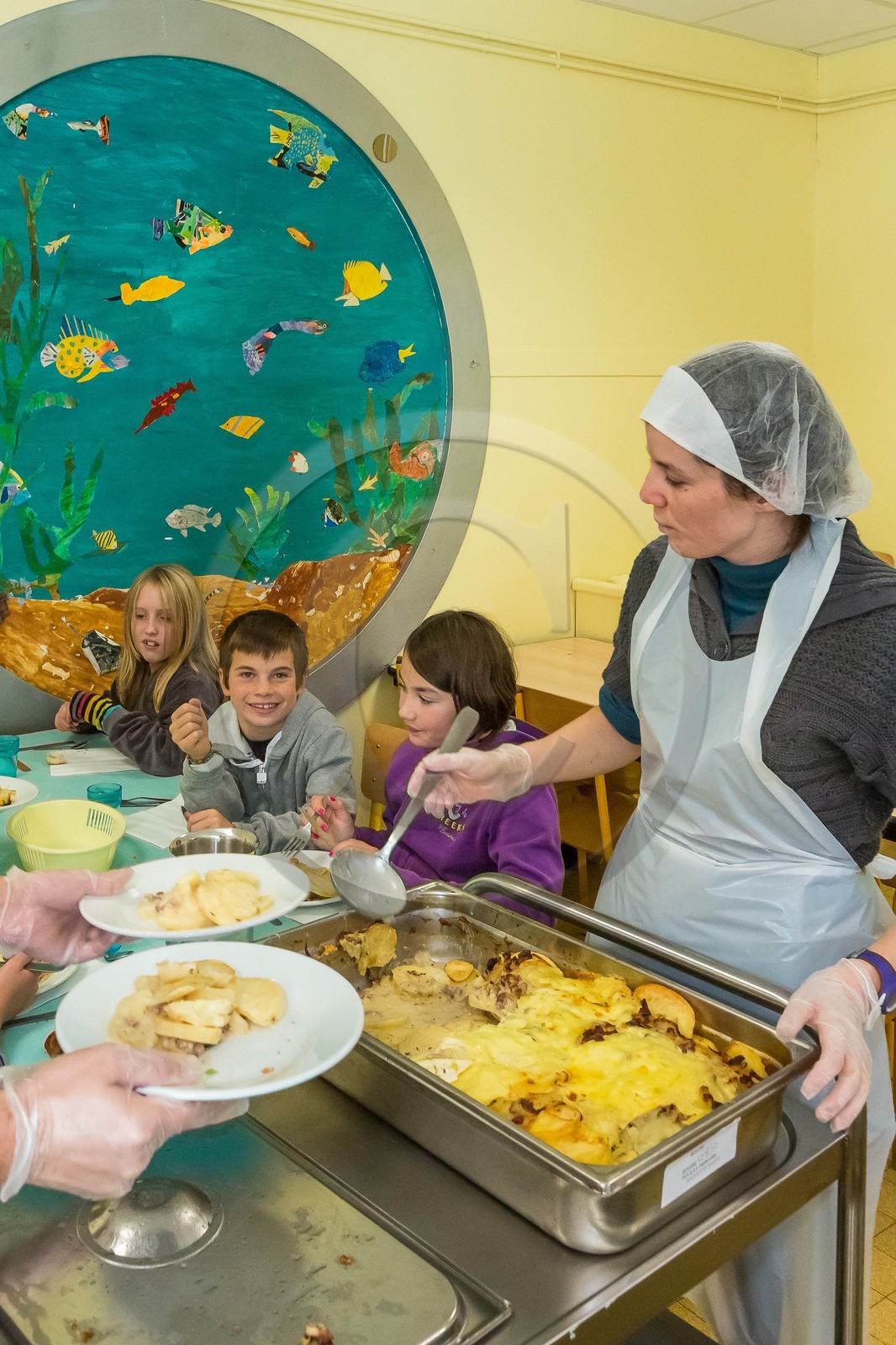 Briançon, restauration scolaire de Fortville