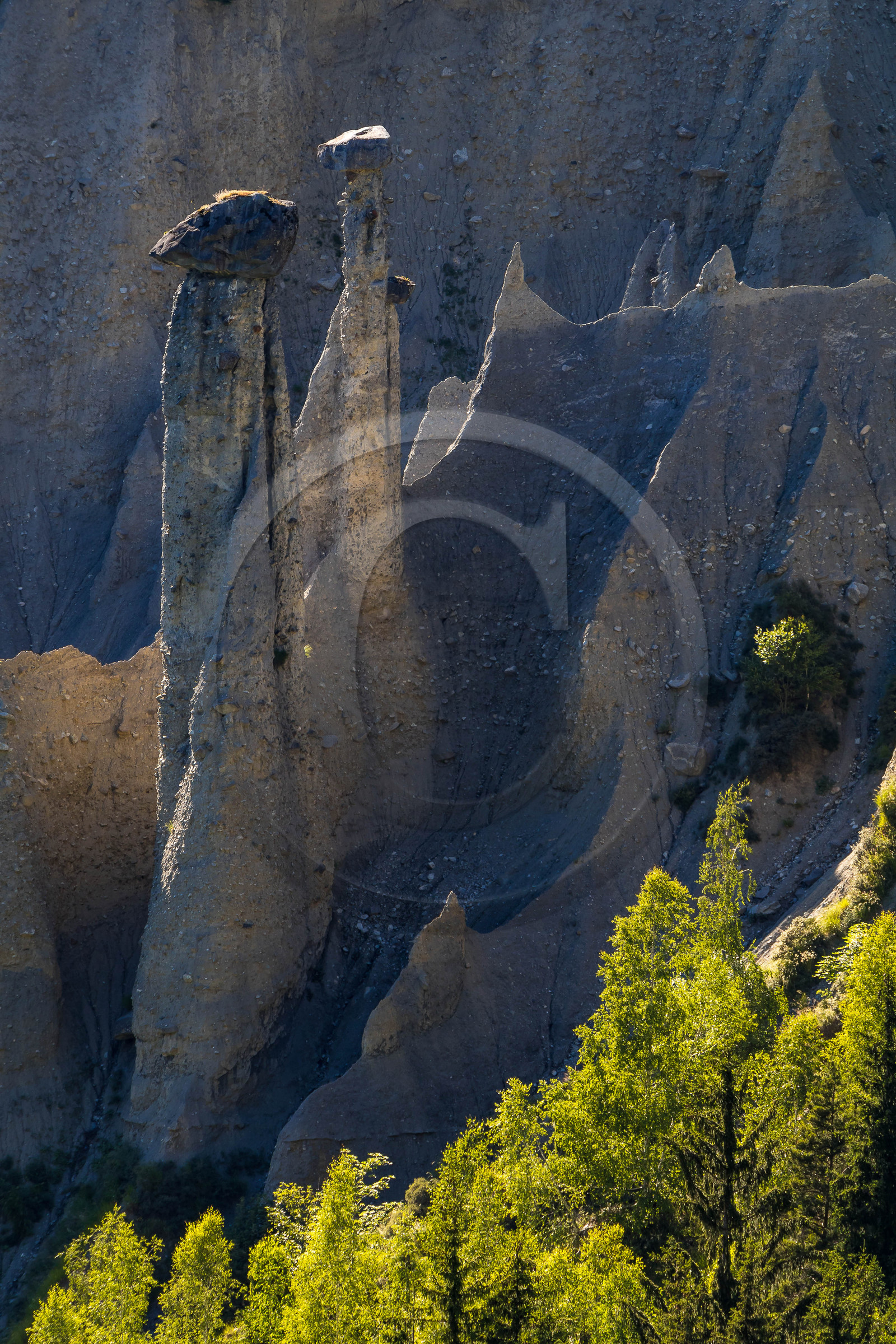 Montgellafrey, cheminées de fées