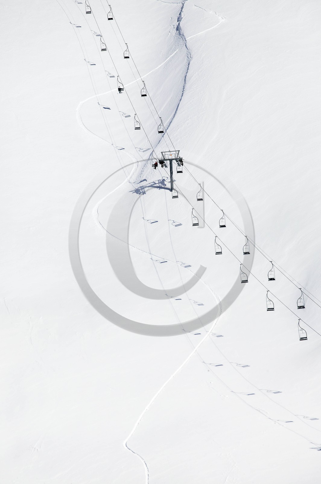 Station de ski d'Orcières 1850, télésiège des Lacs