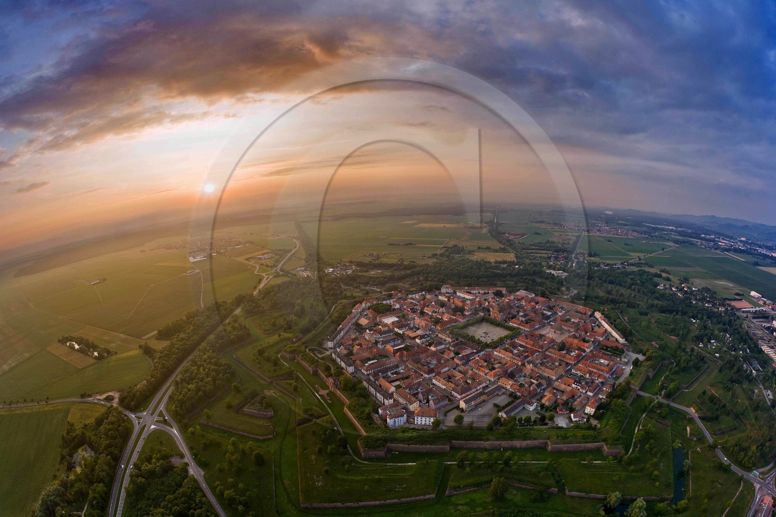 Neuf-Brisach, Fortifications Vauban inscrites au patrimoine mond