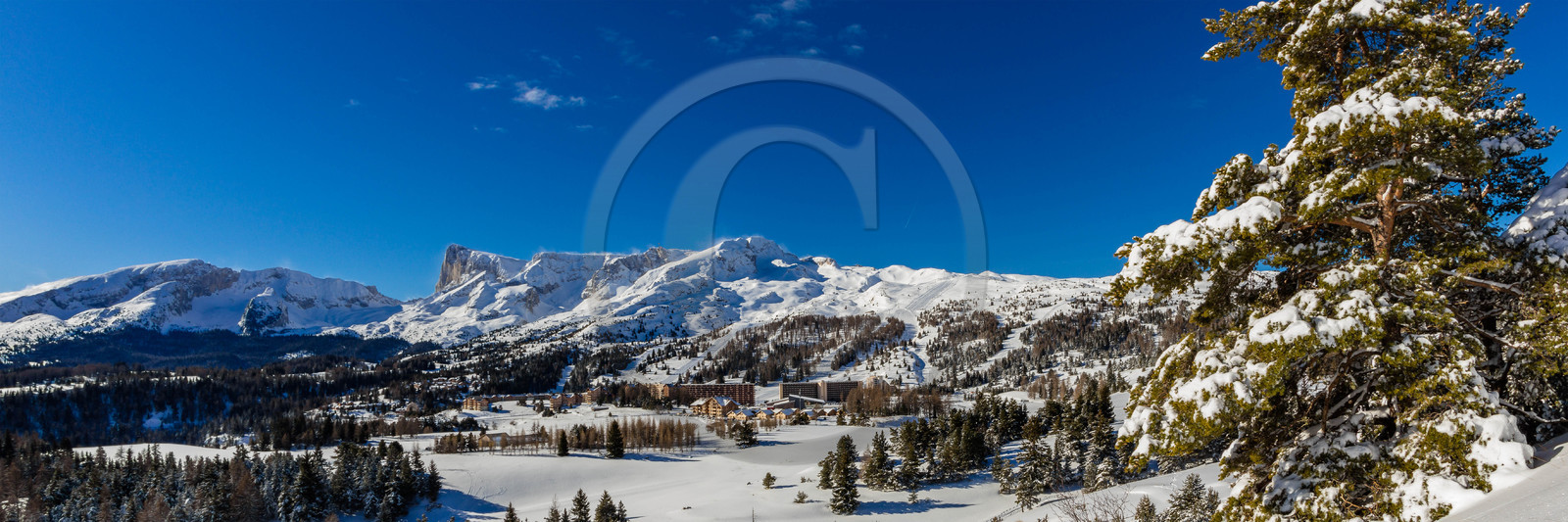 Superdevoluy, randonnée en raquettes à neige