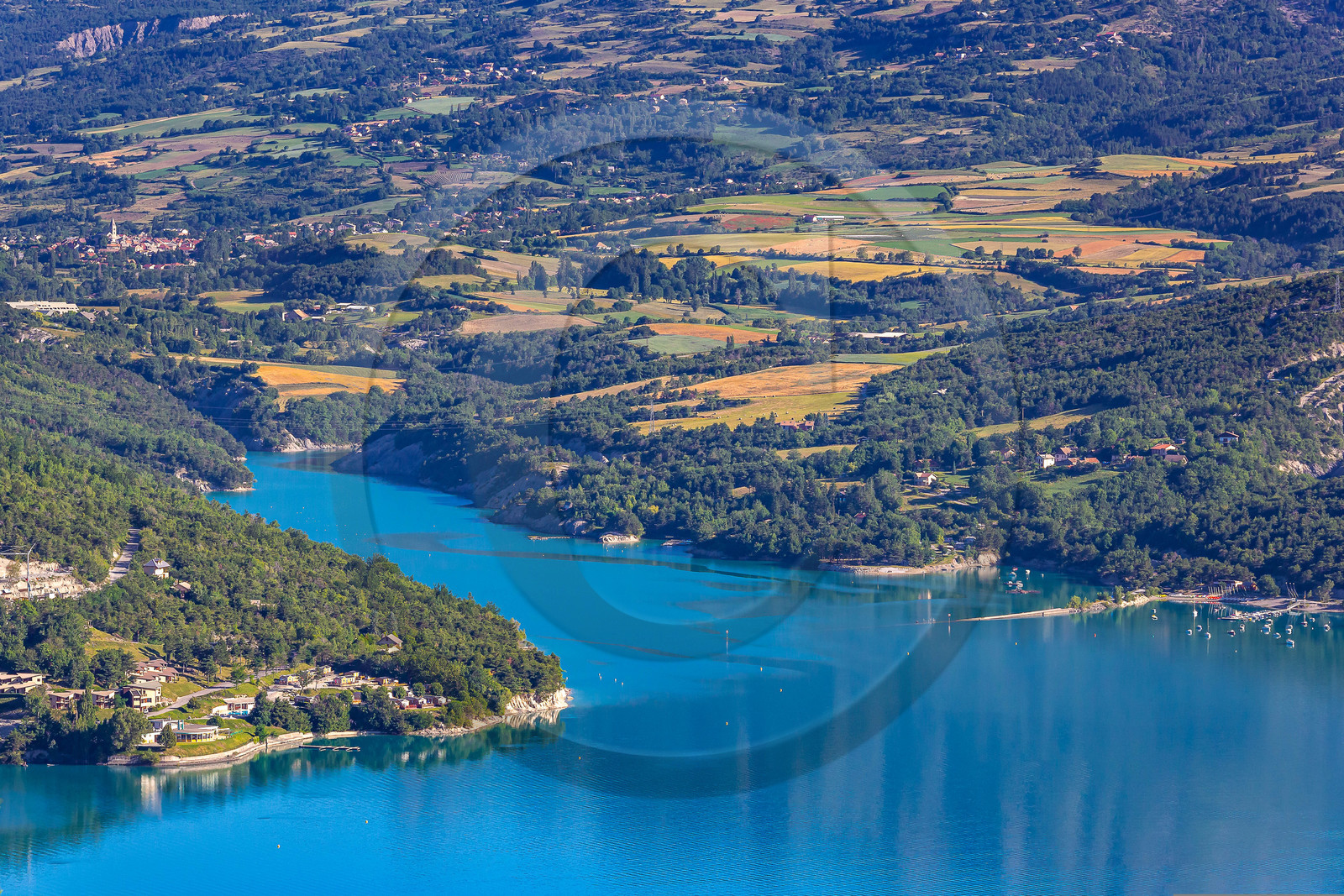 Le village de Chorges et Chanteloube, viaduc de Chanteloube