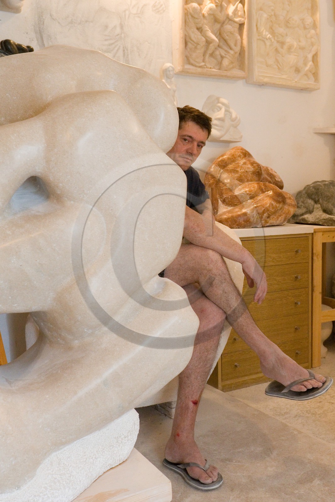 Pero Jaksic, Sculpteur sur pierre