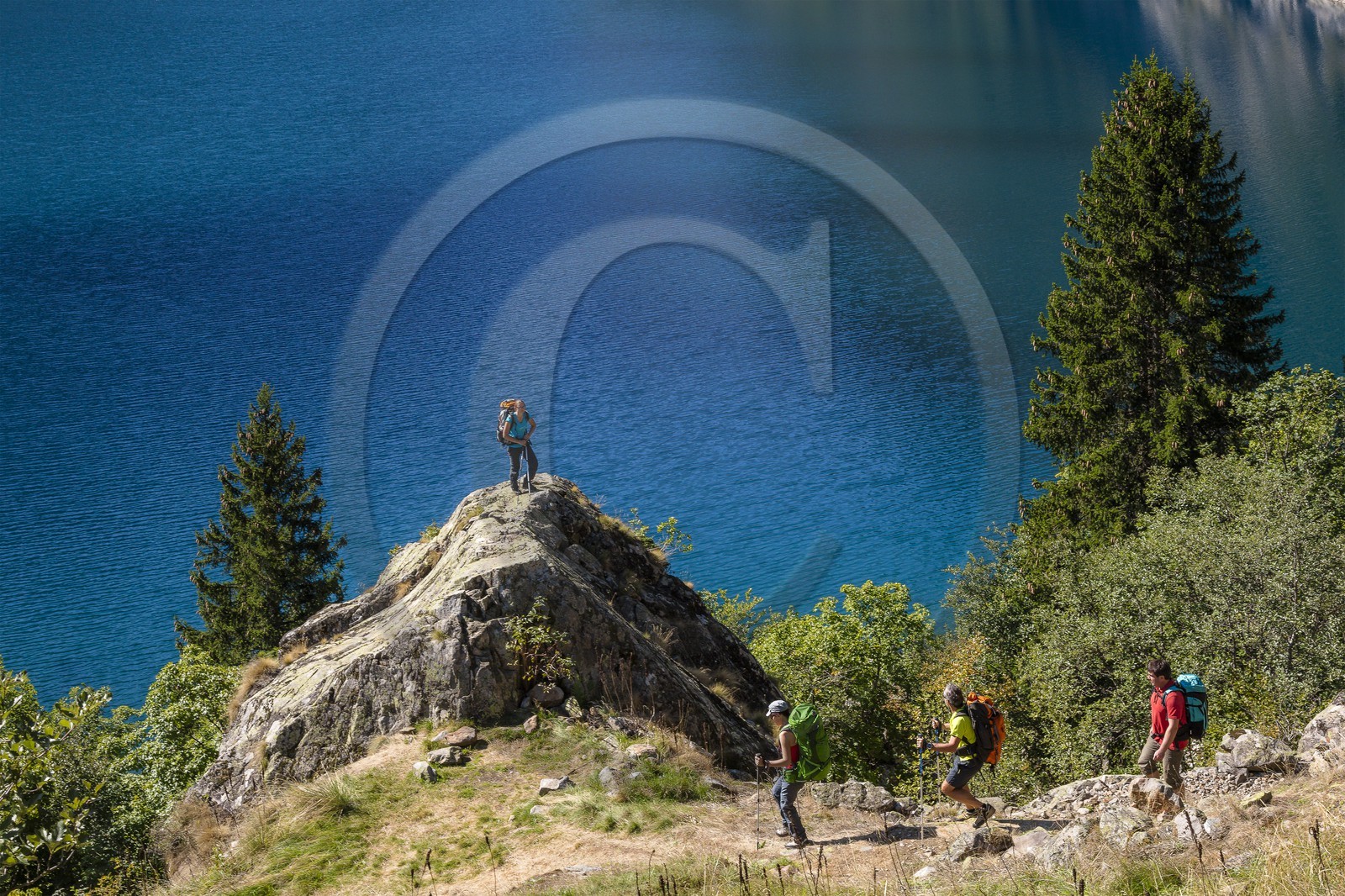 Randonnée pédestre sur le GR54