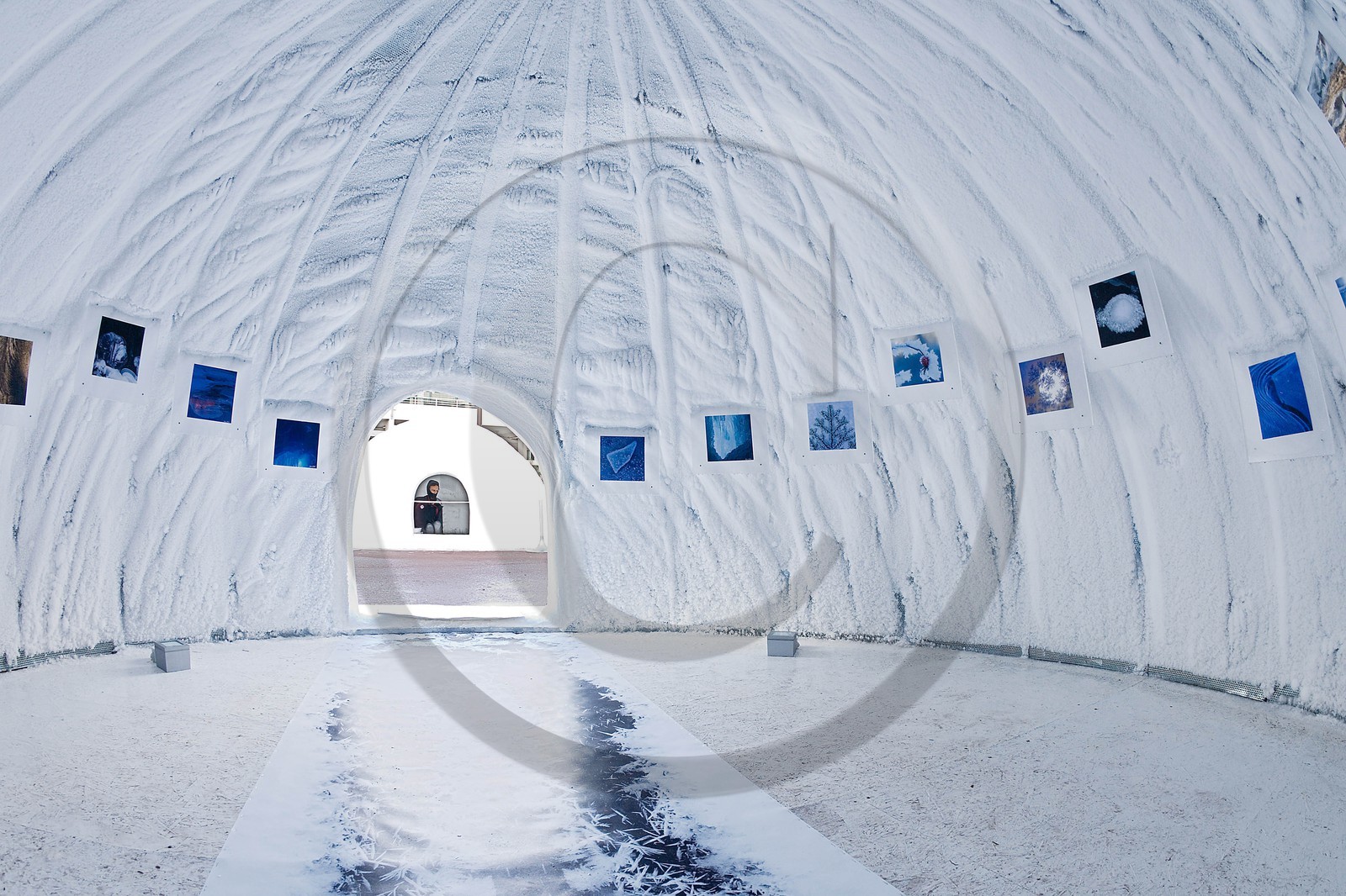 Monaco, exposition de Bertrand Bodin Délices de gel