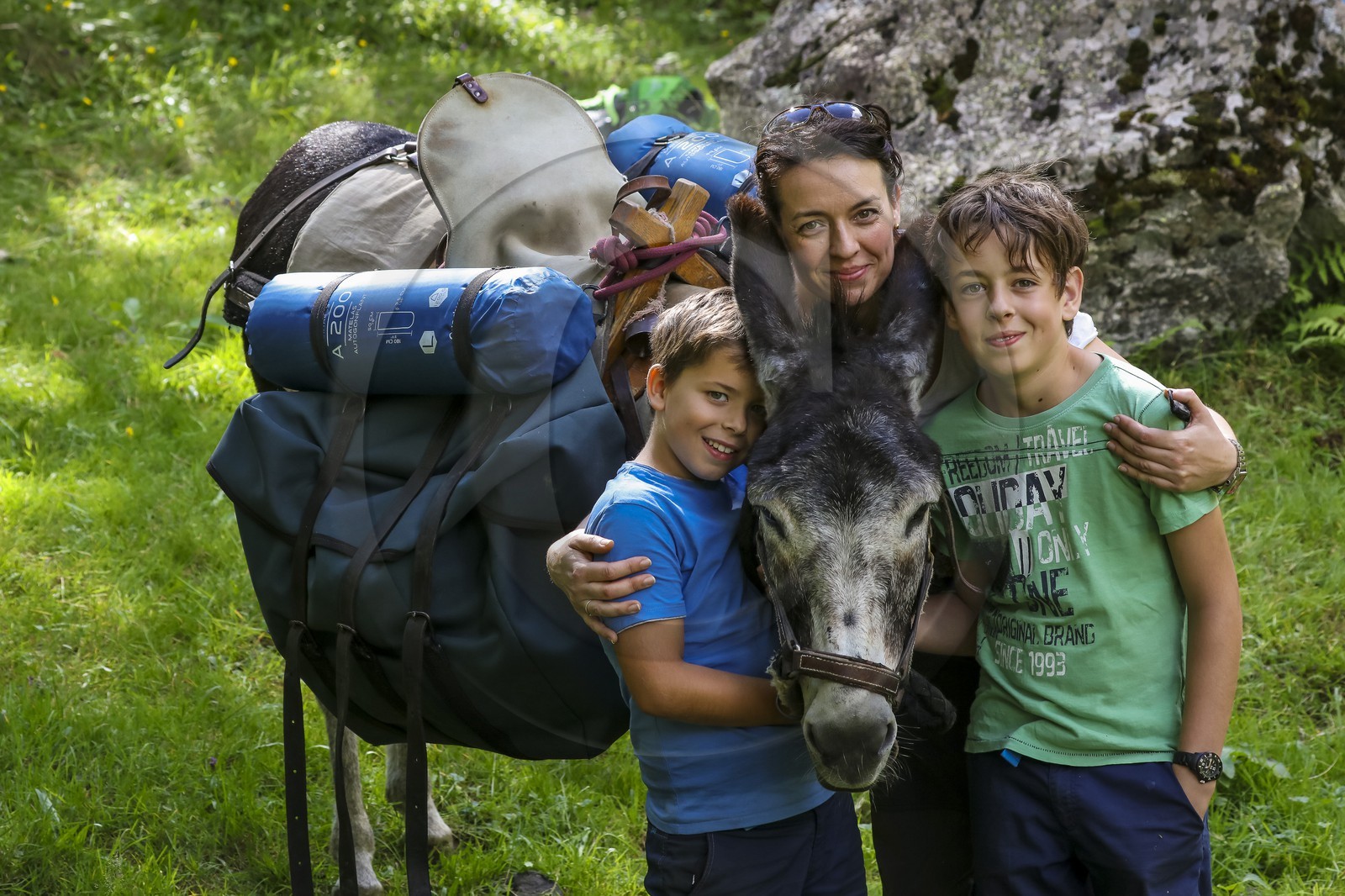 Yohann Masnada, accompagnateur ânier