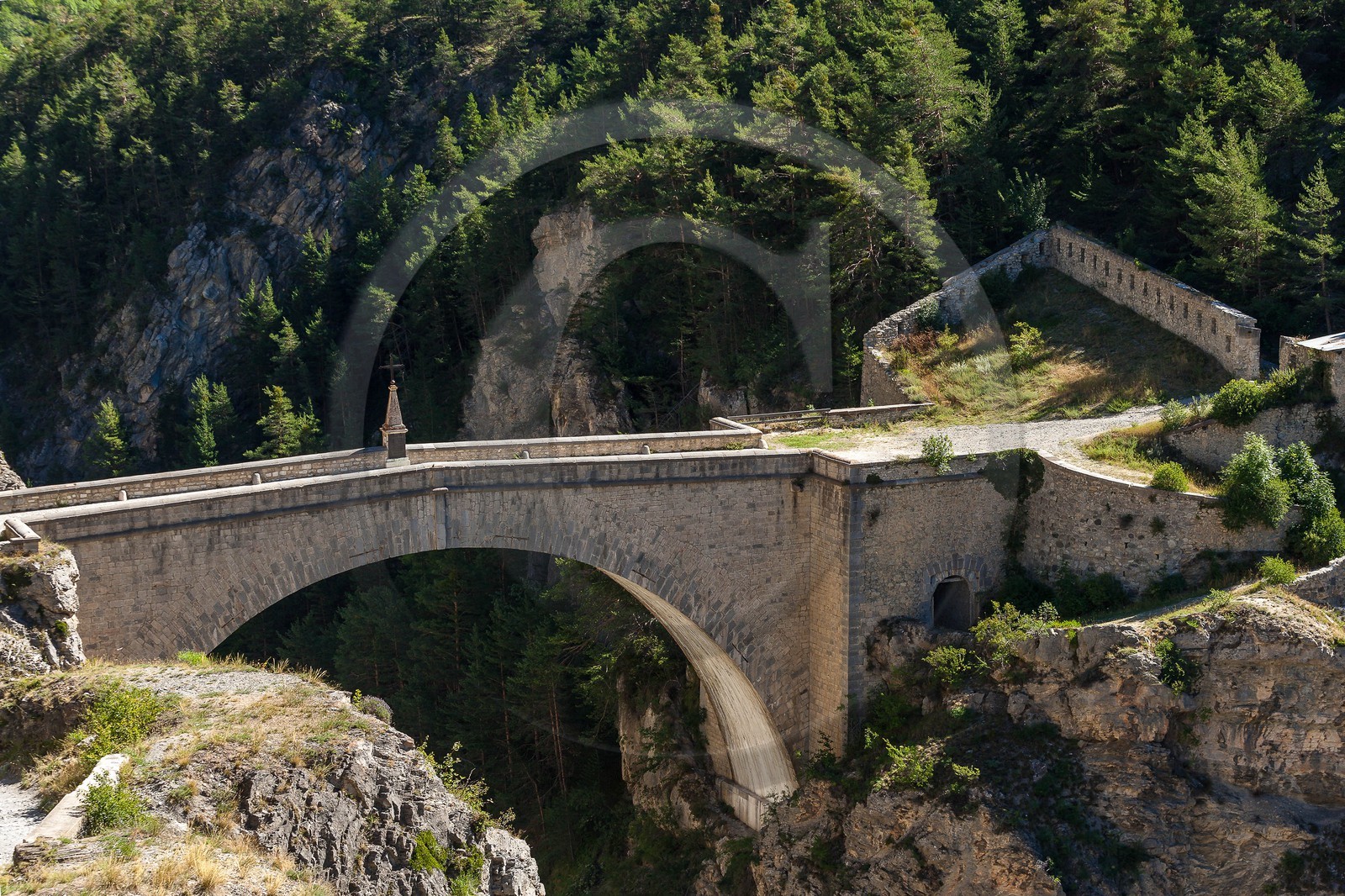 Briançon, cité Vauban, le Pont d'Asfeld