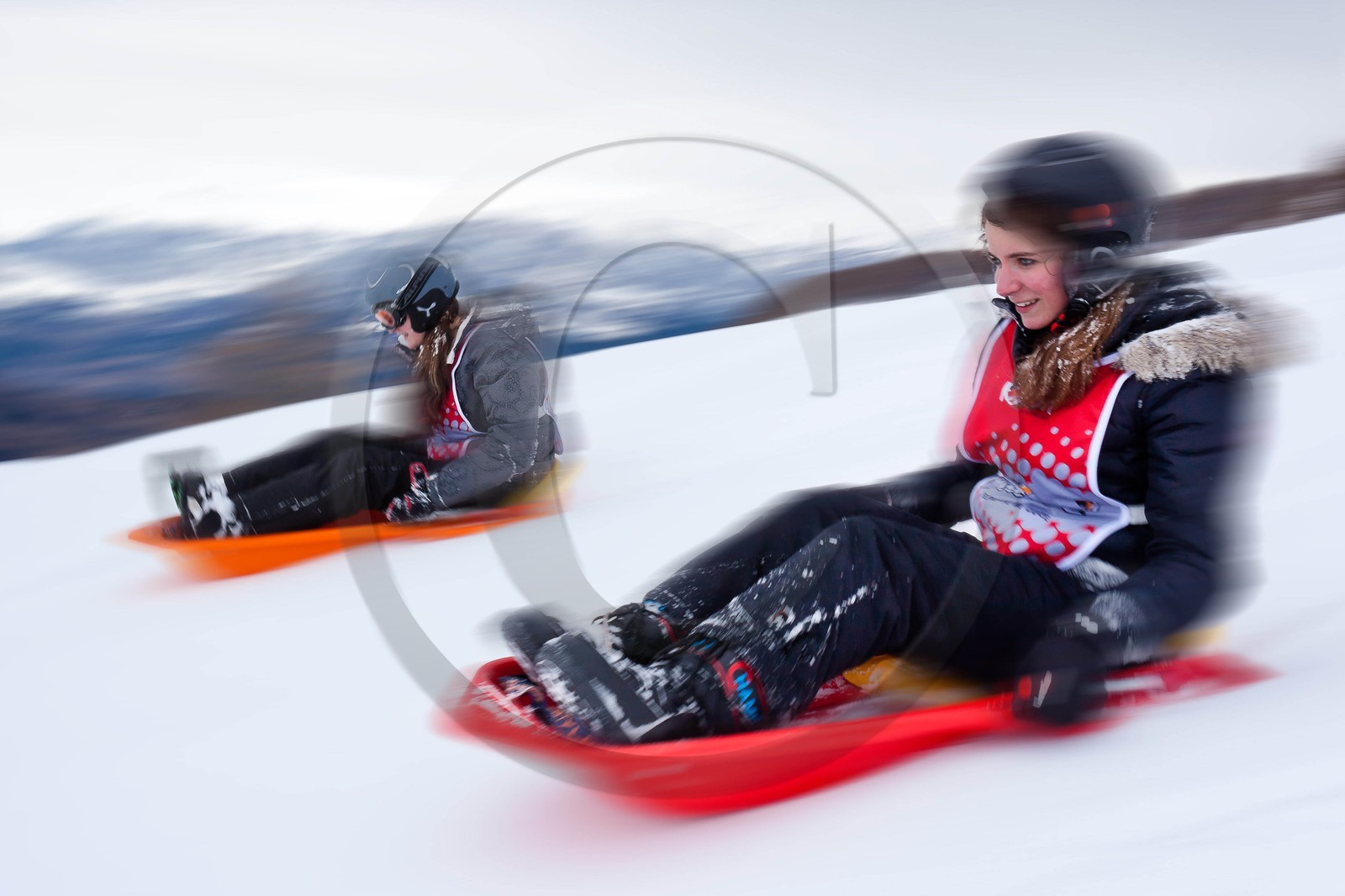 Pays de Serre-Ponçon, Réallon et La Ripaaa, piste de luge 100% naturelle