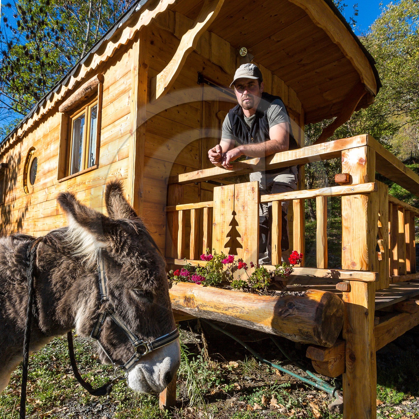 Valbonnais, quartier Les Nicolleaux, Lou pa de l'Aze, gîte et randonnée avec un âne, Yohann Masnada