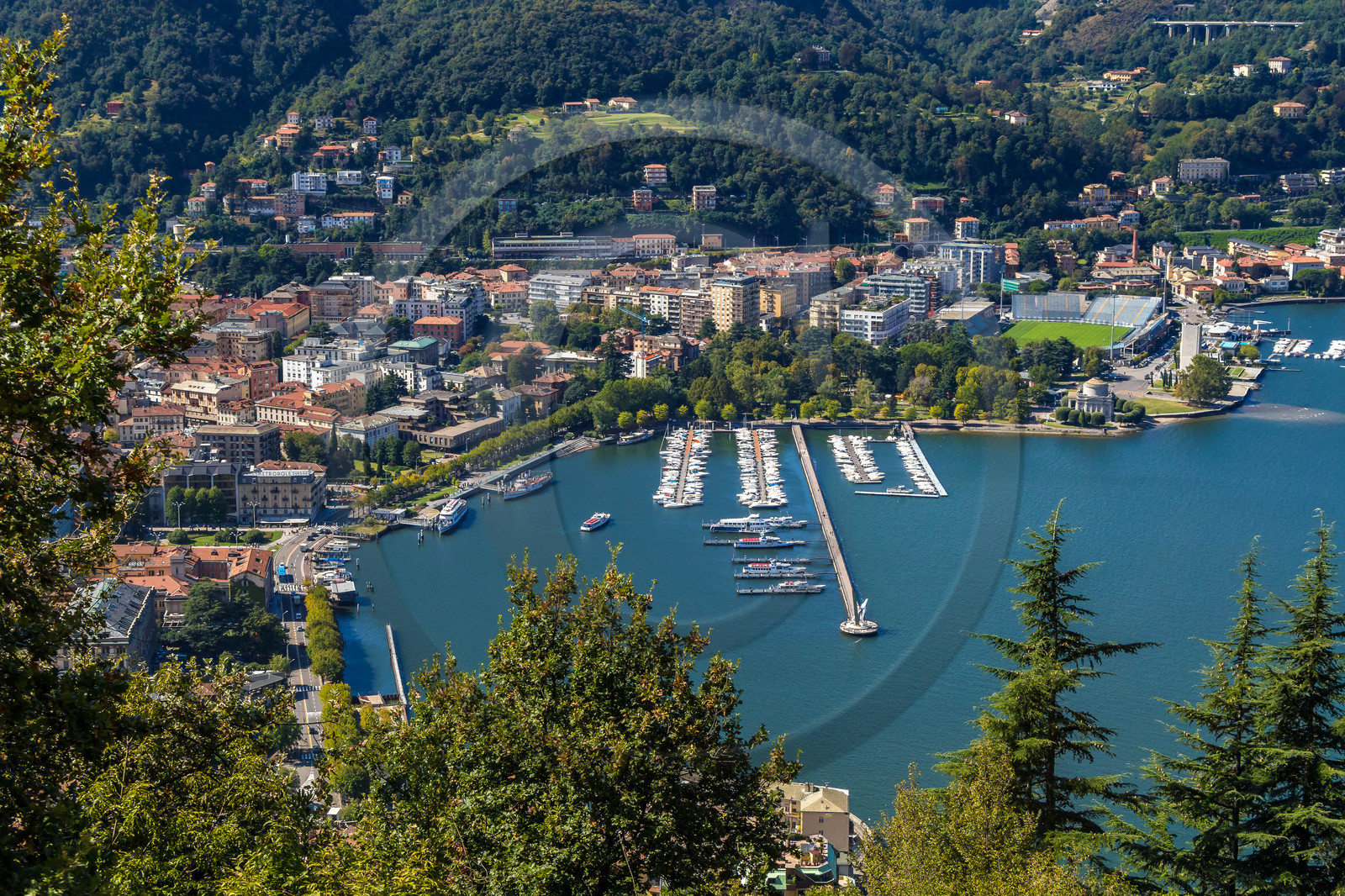 Côme vu de Brunate