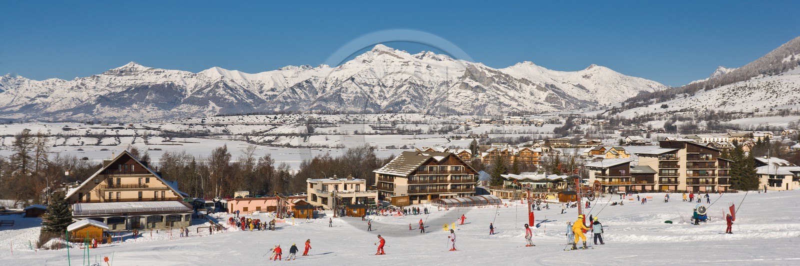 Ancelle, le front de neige Pré Joubert