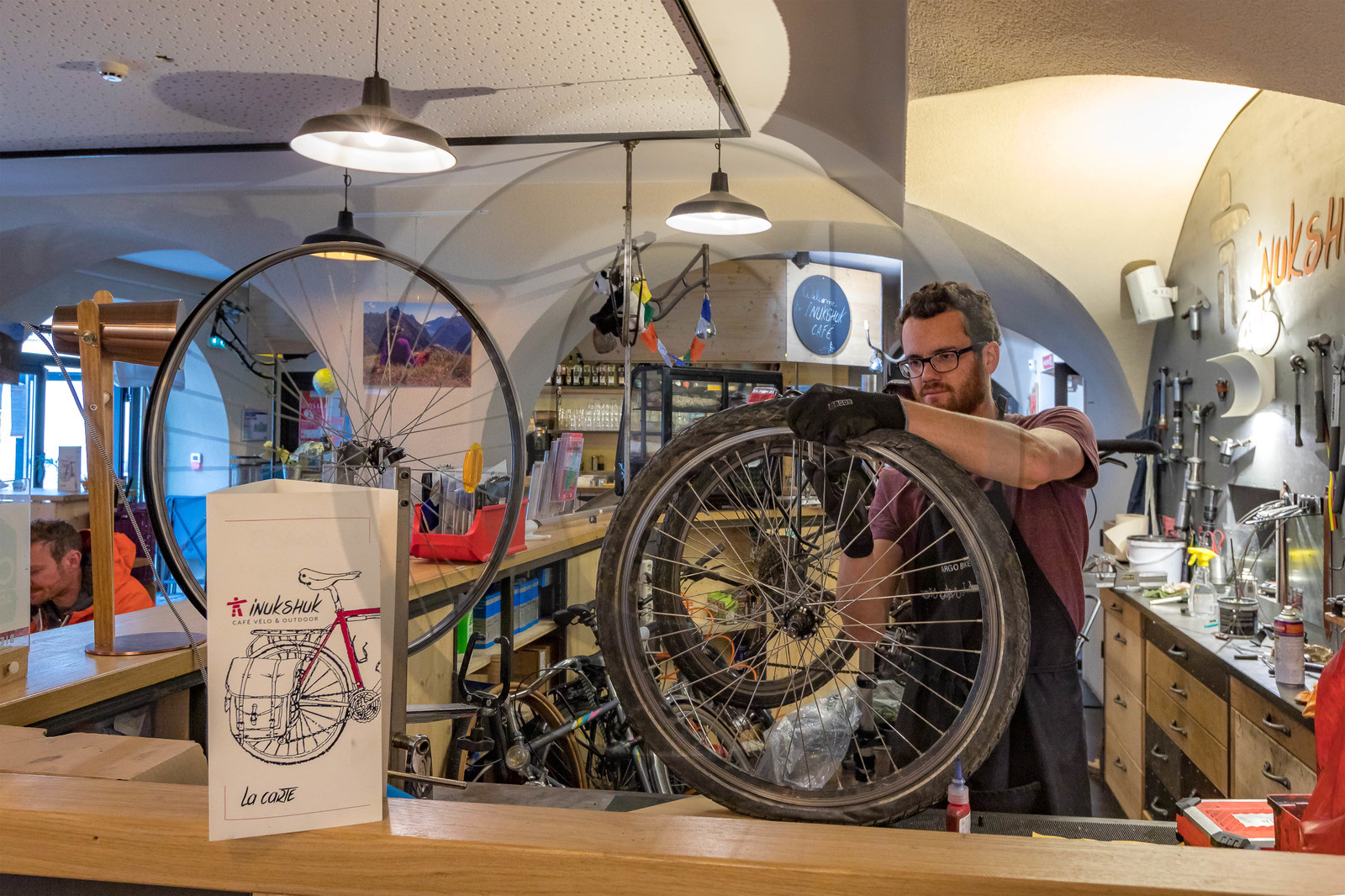 Inukshuk café vélo