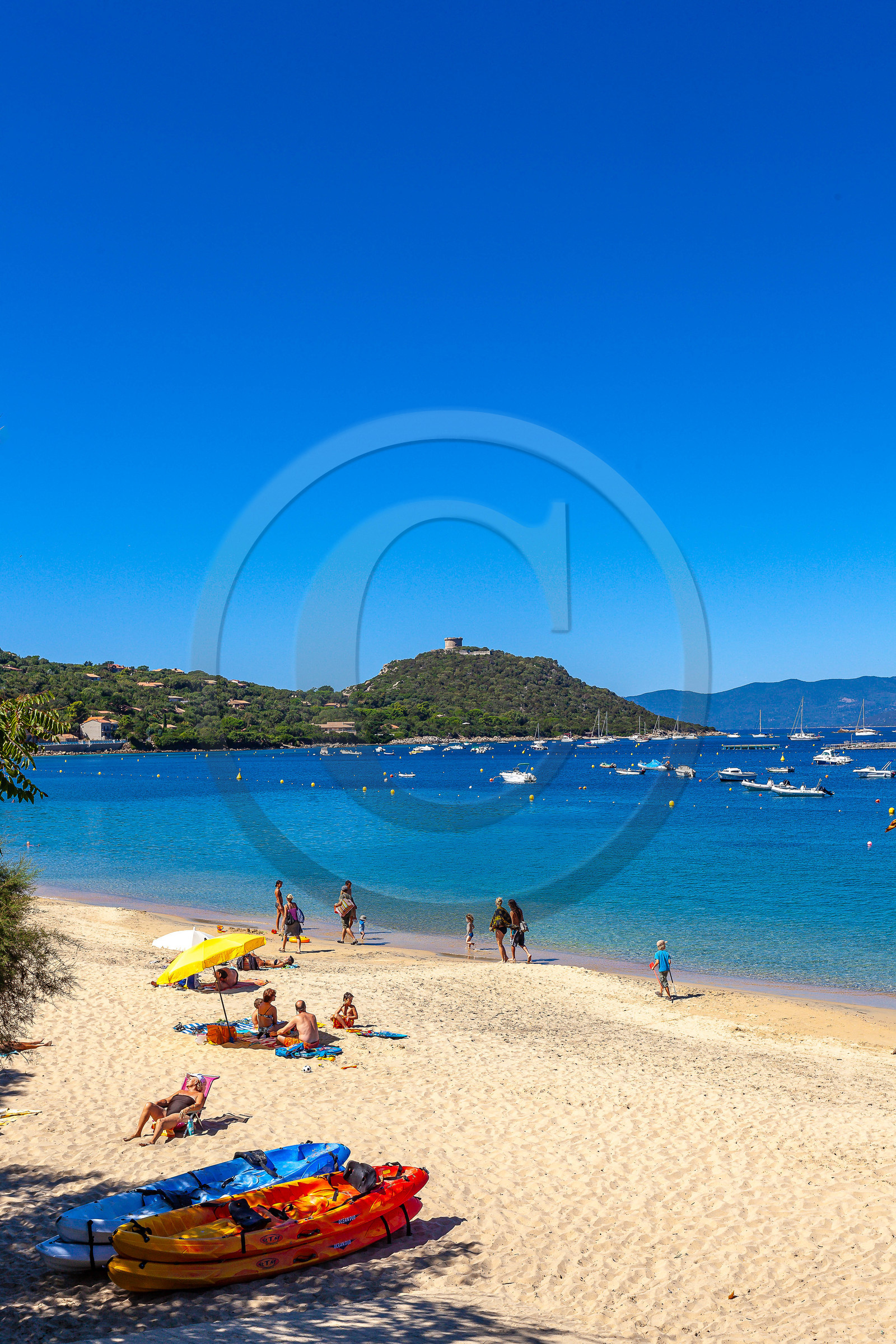 Belvédère-Campomoro, la plage